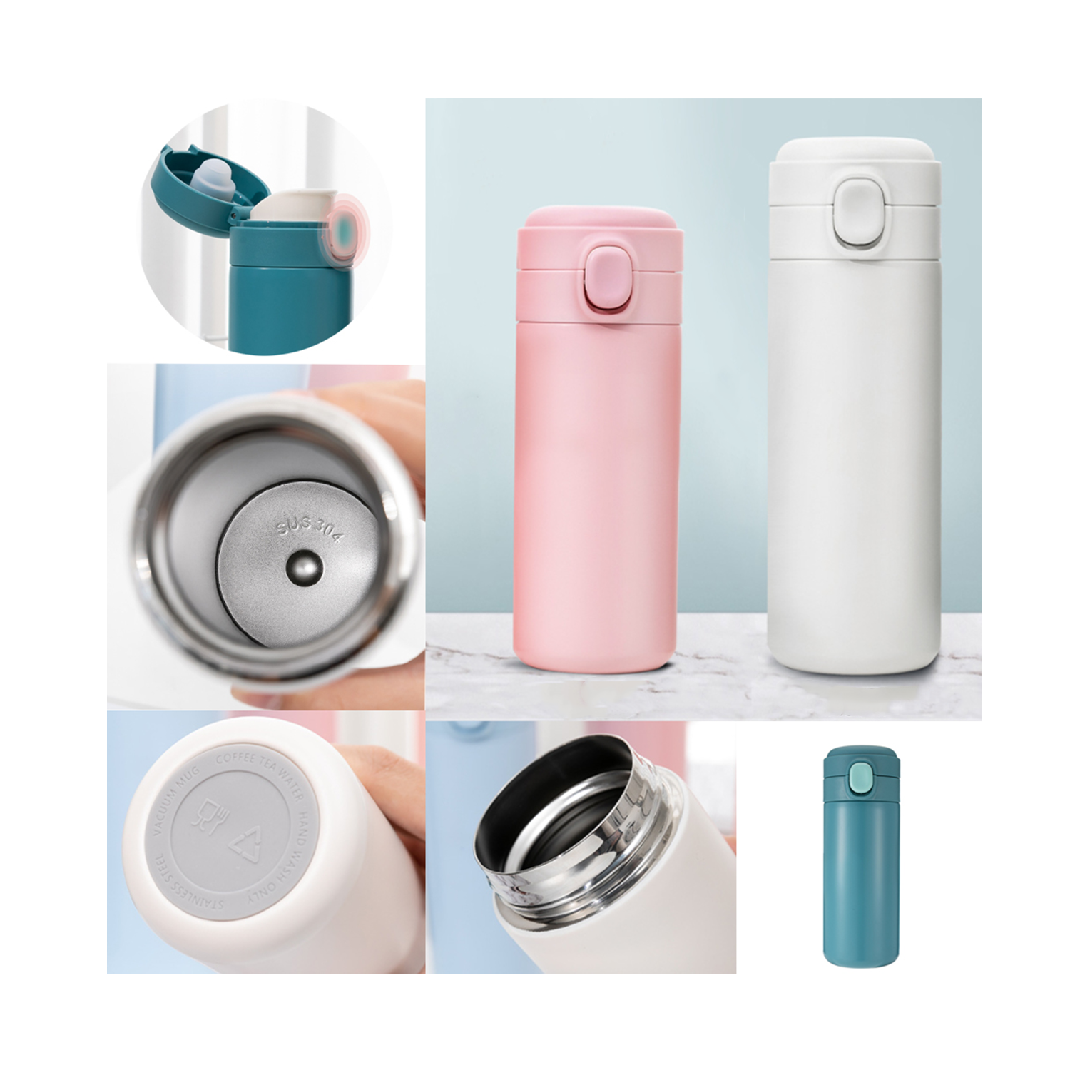 304 Stainless Steel Portable Thermos Cup 3