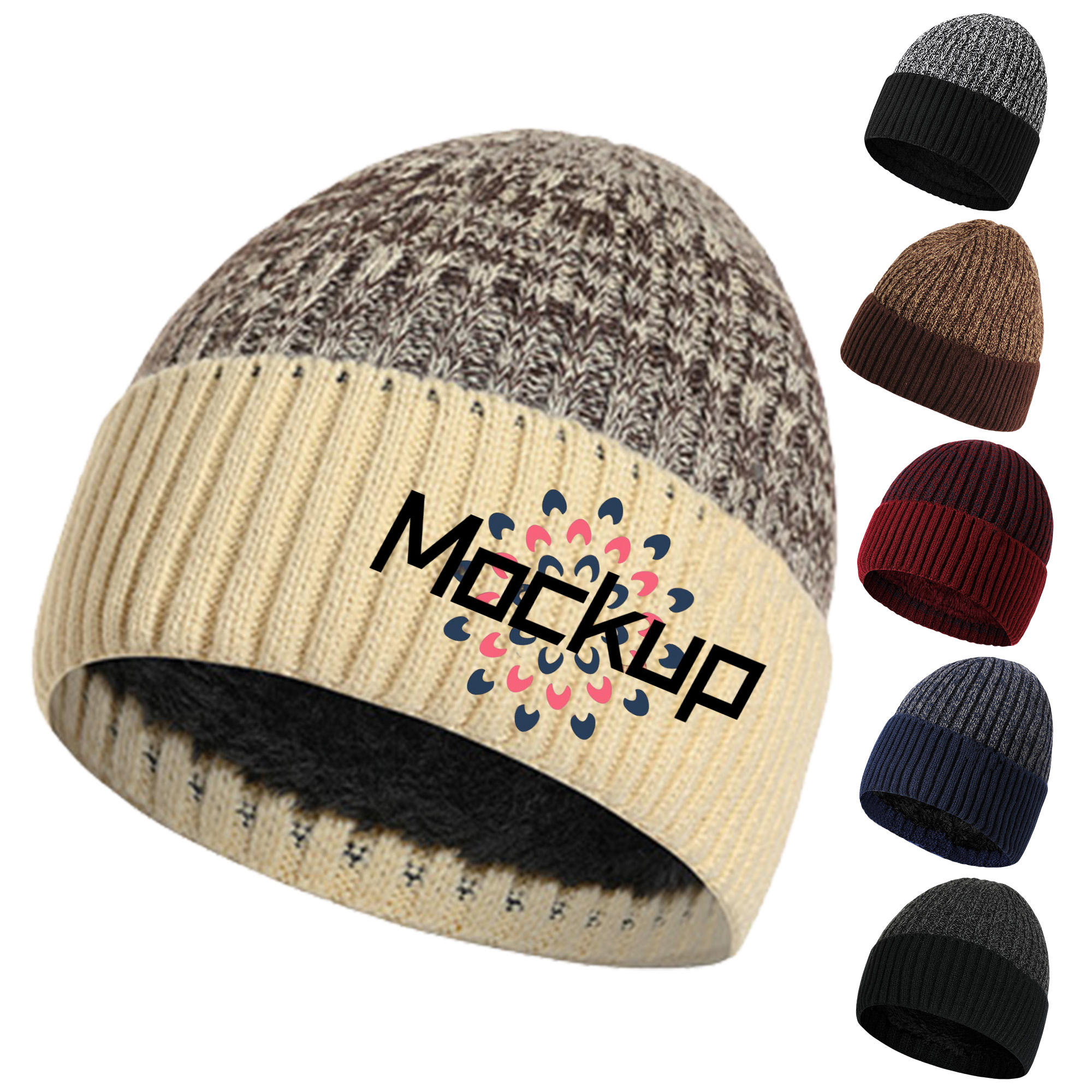 Thermal Thick Fleece Snow Cap 3