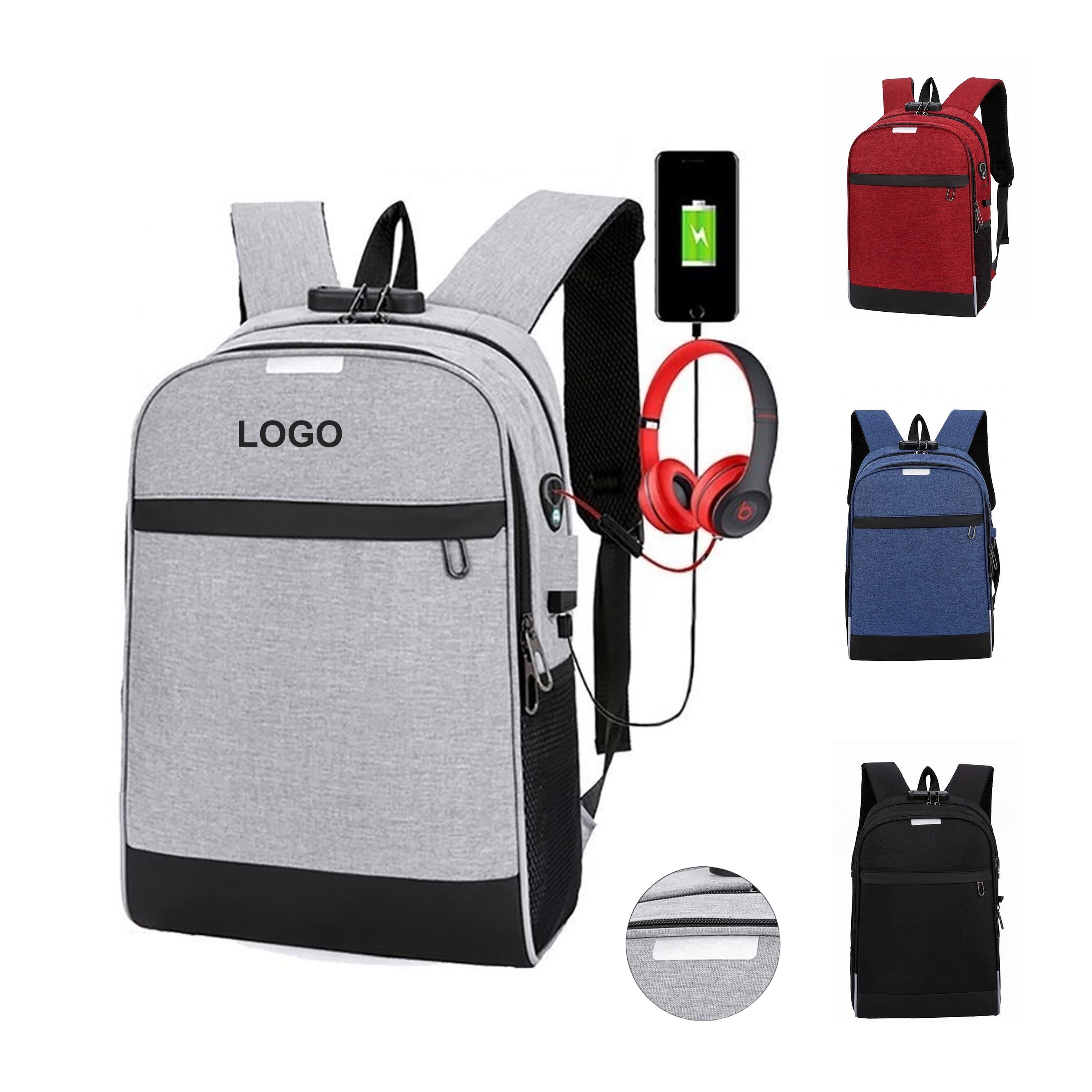 Reflective Accent Backpack (direct import) 2