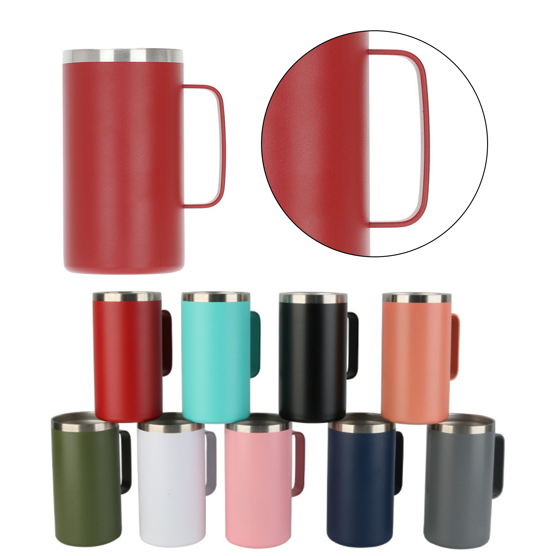 20 oz Stainless Steel Coffee Mug 1