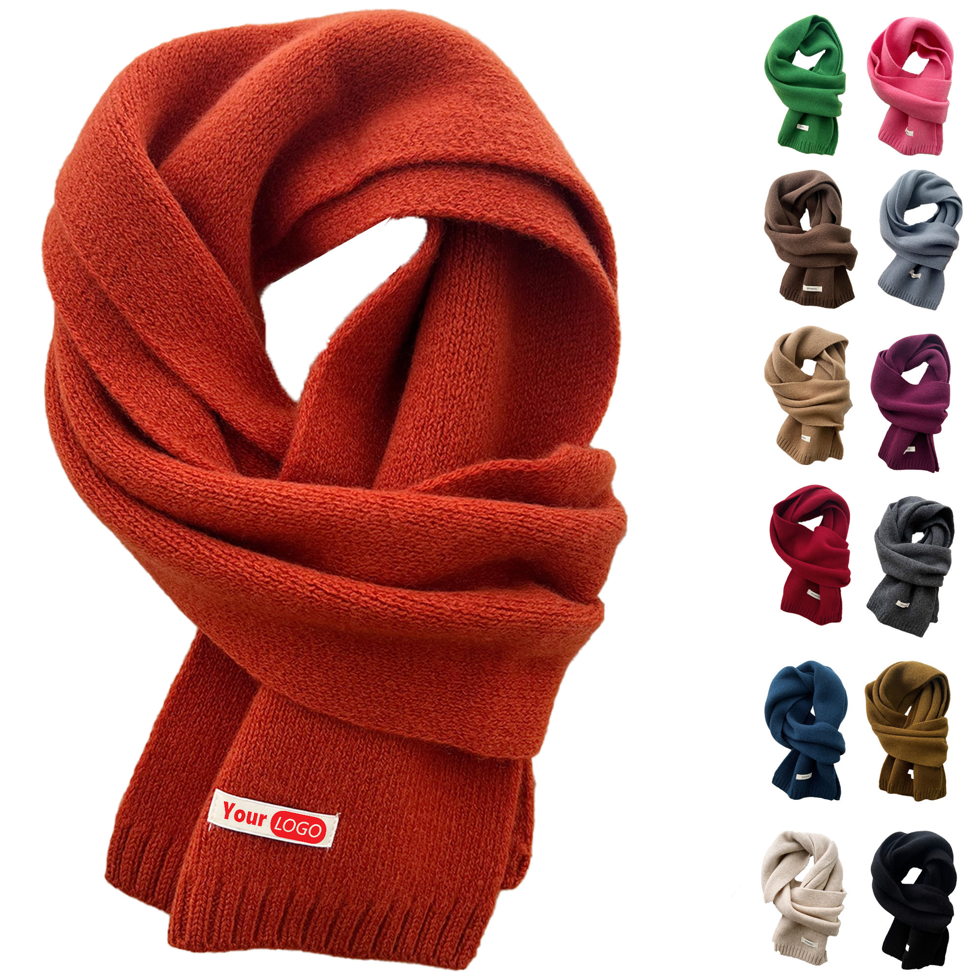 Pure Wool Unisex Winter Scarf 3