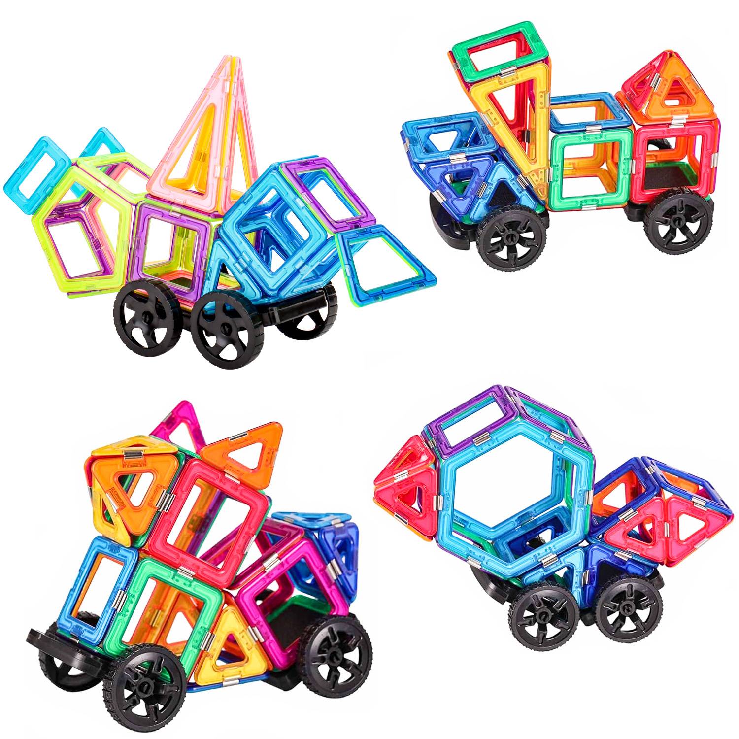 Magnetic Blocks Tough Tiles Toy 12