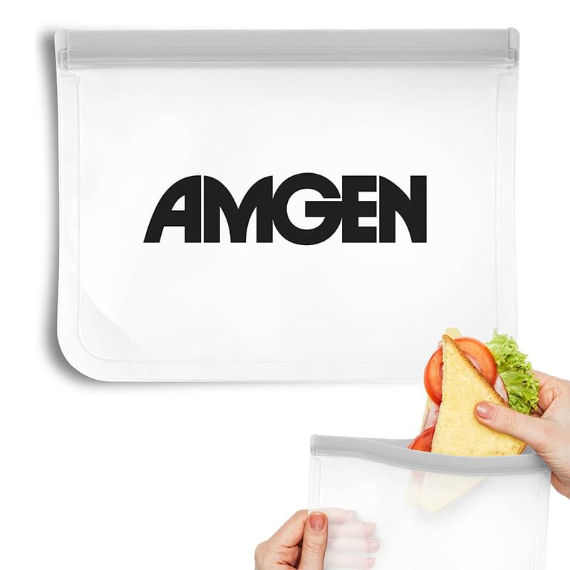 Large Reusable PEVA Lunch Pouch 26x20cm 1