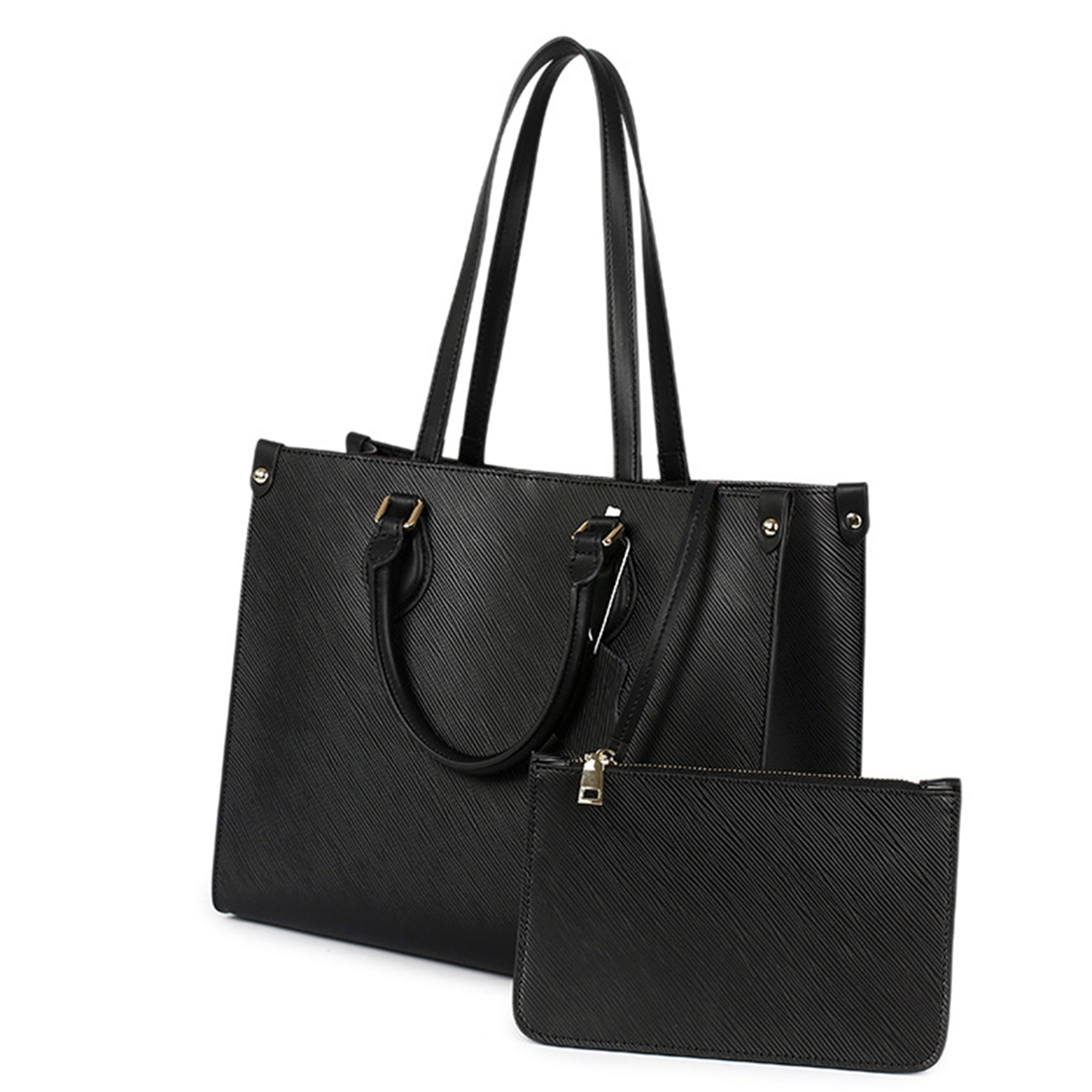 Leather Commuter Tote Bag, custom tote bag with logo imprint 5