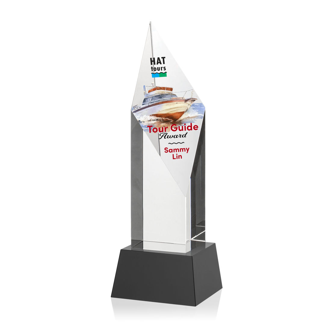 Vertex VividPrint™ Award on Base - Black 16
