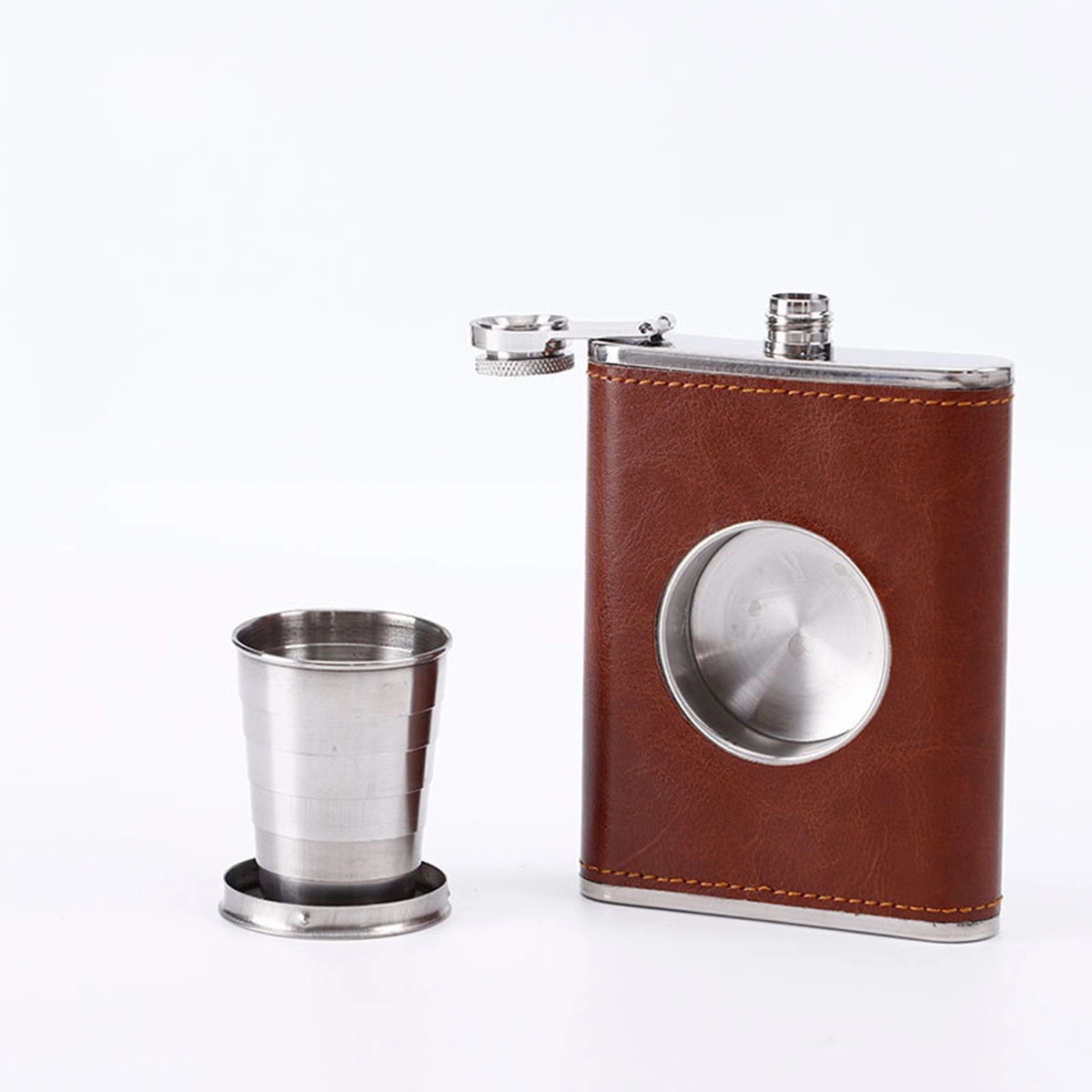 Stainless Steel 8 Oz Hip Flask 2
