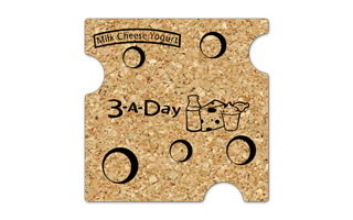 Swiss Cheese Cork Coaster 4