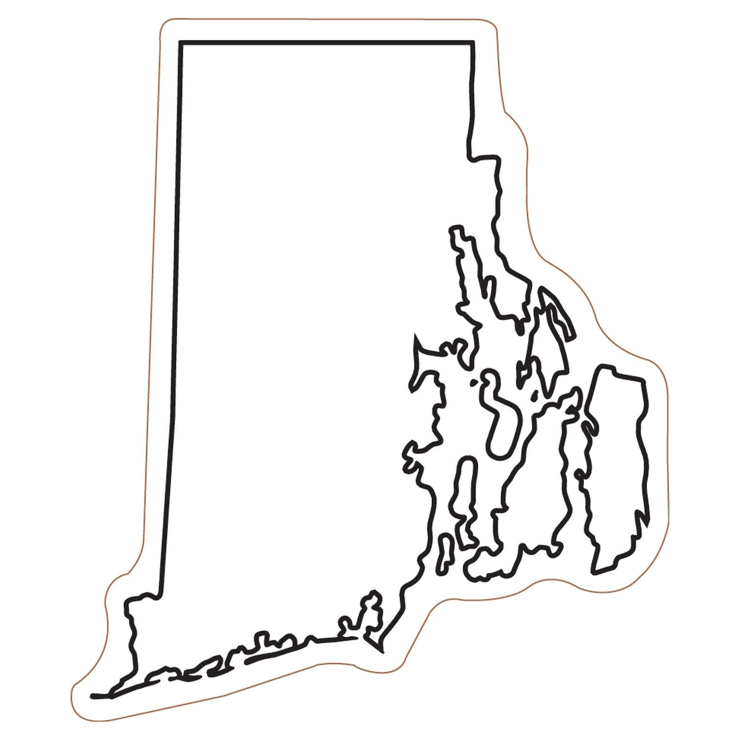Rhode Island State Magnet 2