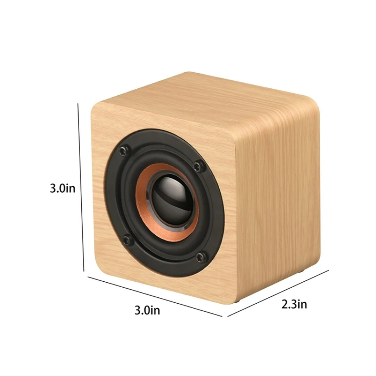 Mini Portable Wooden Bluetooth Speaker 4