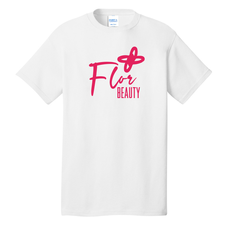 100% White Cotton T-Shirt 1