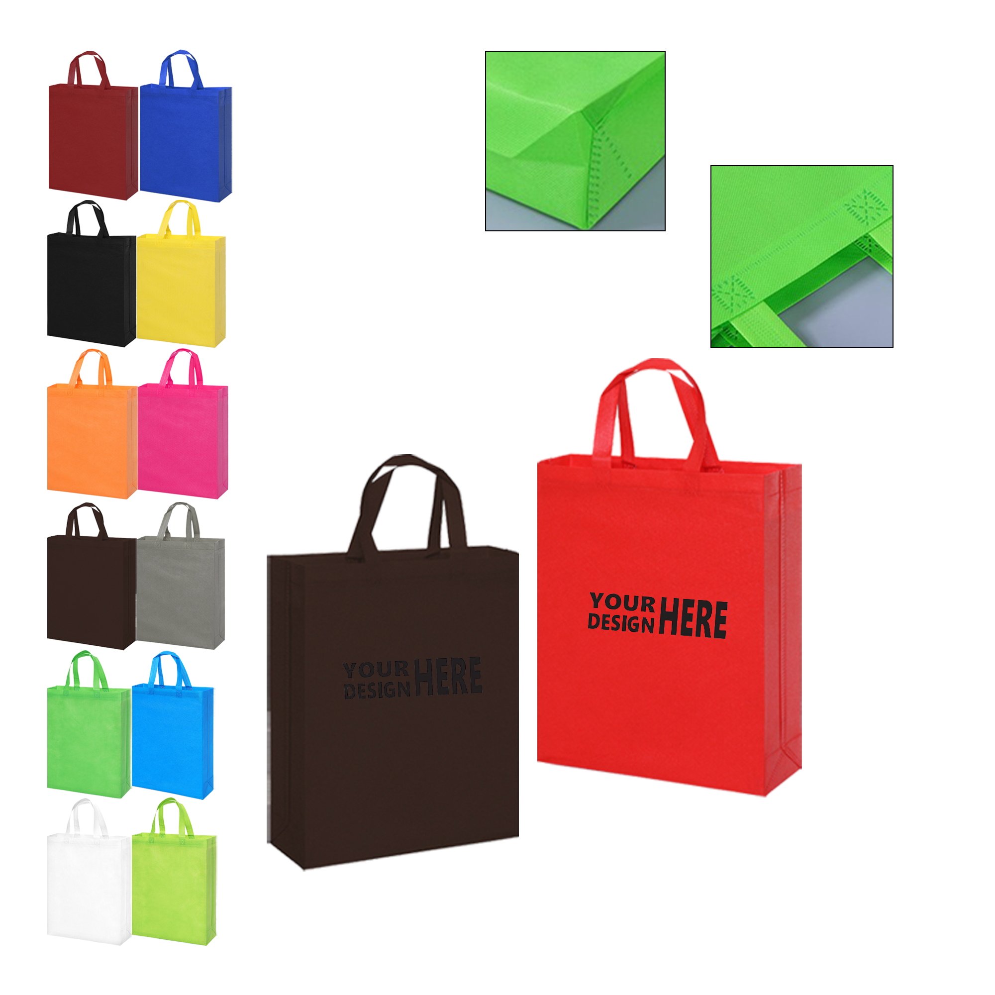 Large Reusable Grocery Shopping Tote Bag 3