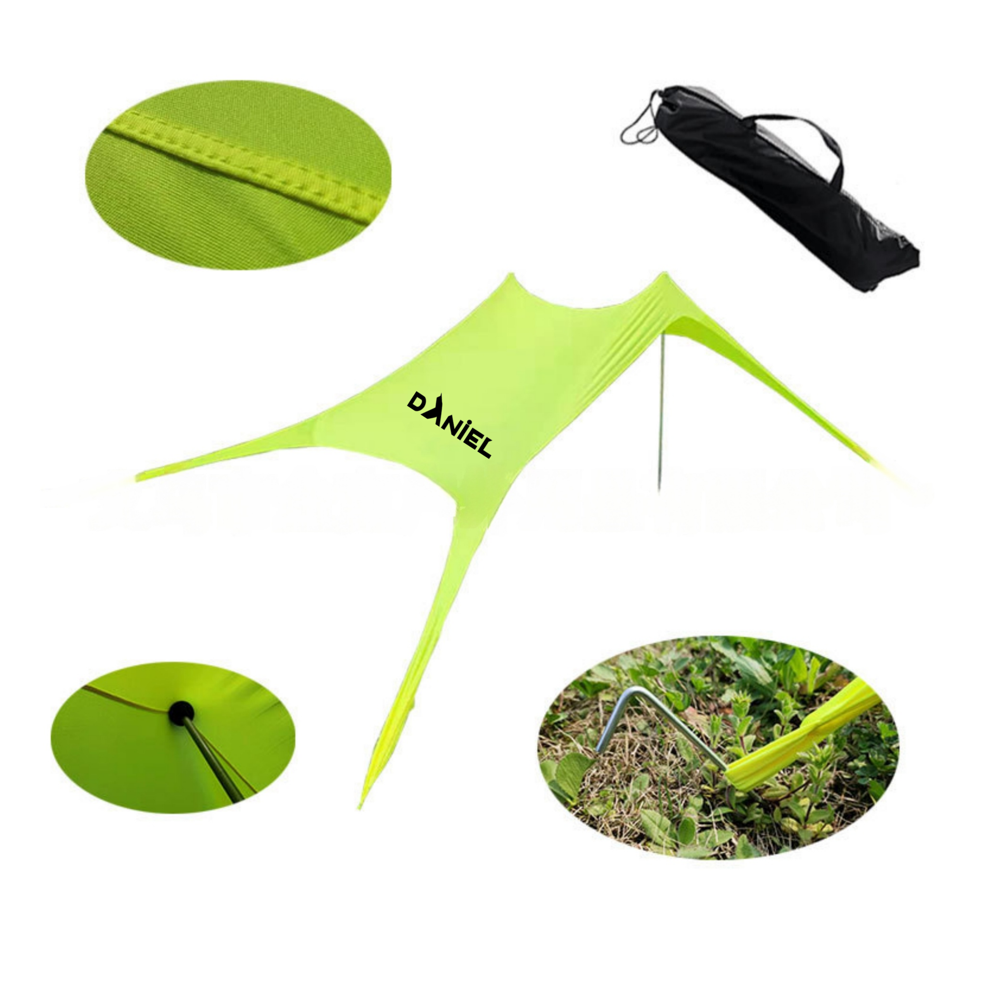 82.7" x 63" x 59" Outdoor Portable Cordless Lyca Canopy 1