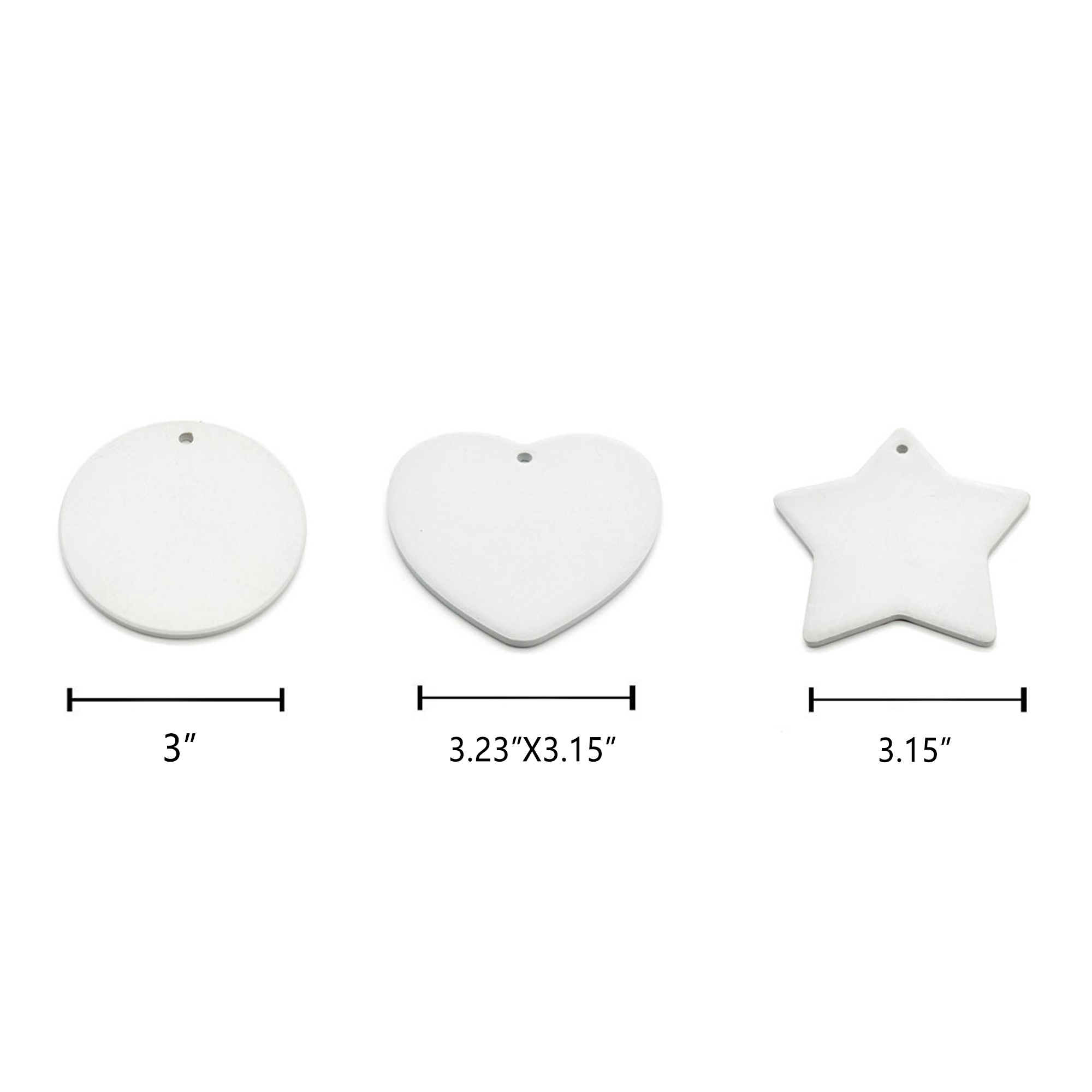 Custom Ceramic Ornament Pendant 3