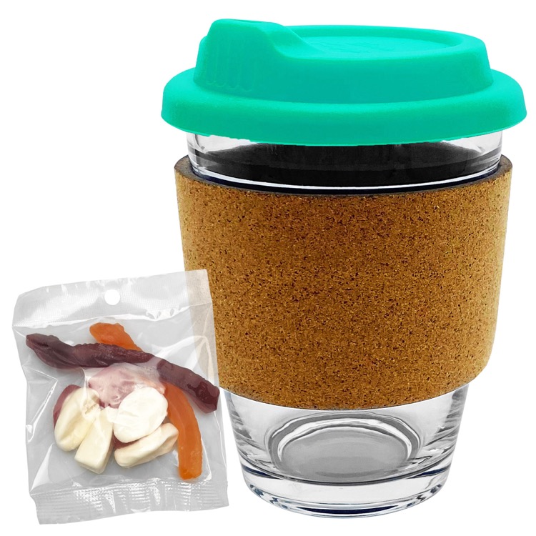 Jelly Party Mix in Cork Band Glass Coffee Cup 5