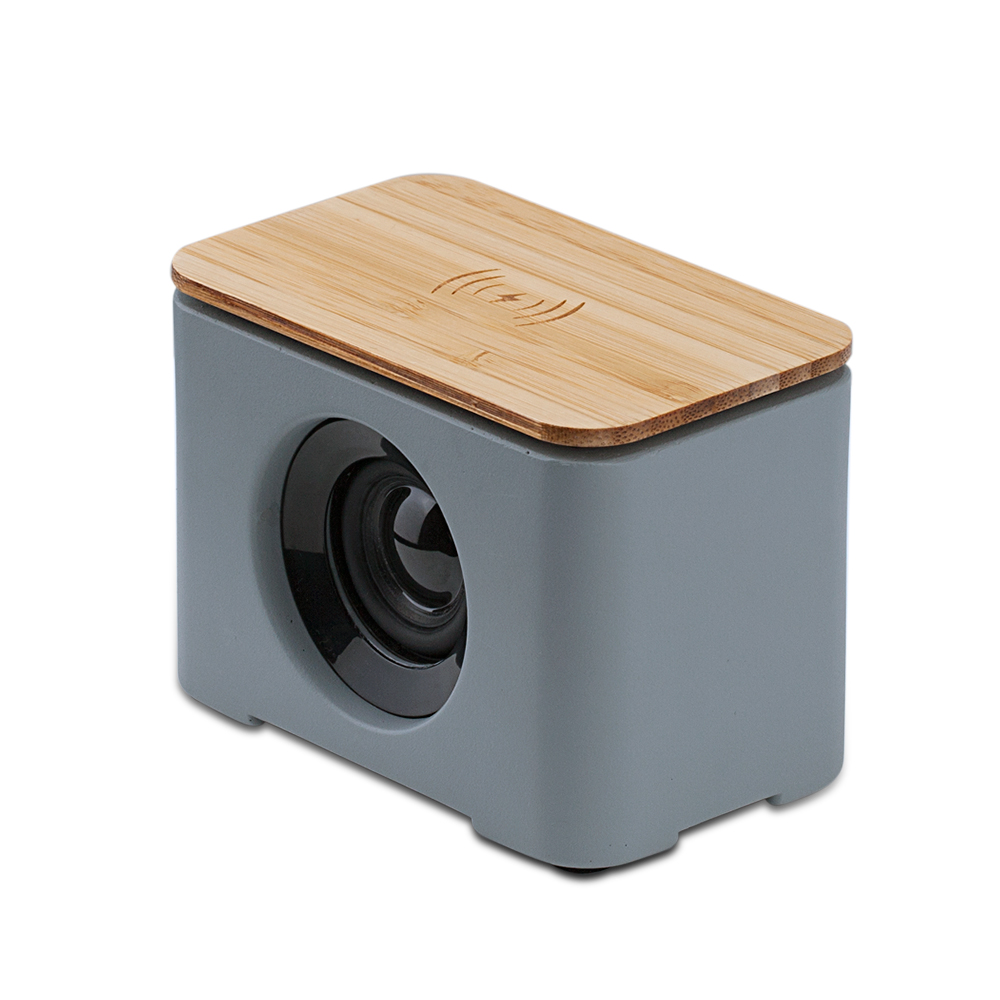 2 in 1 Bluetooth Wireless Speaker with Wireless Charger 2
