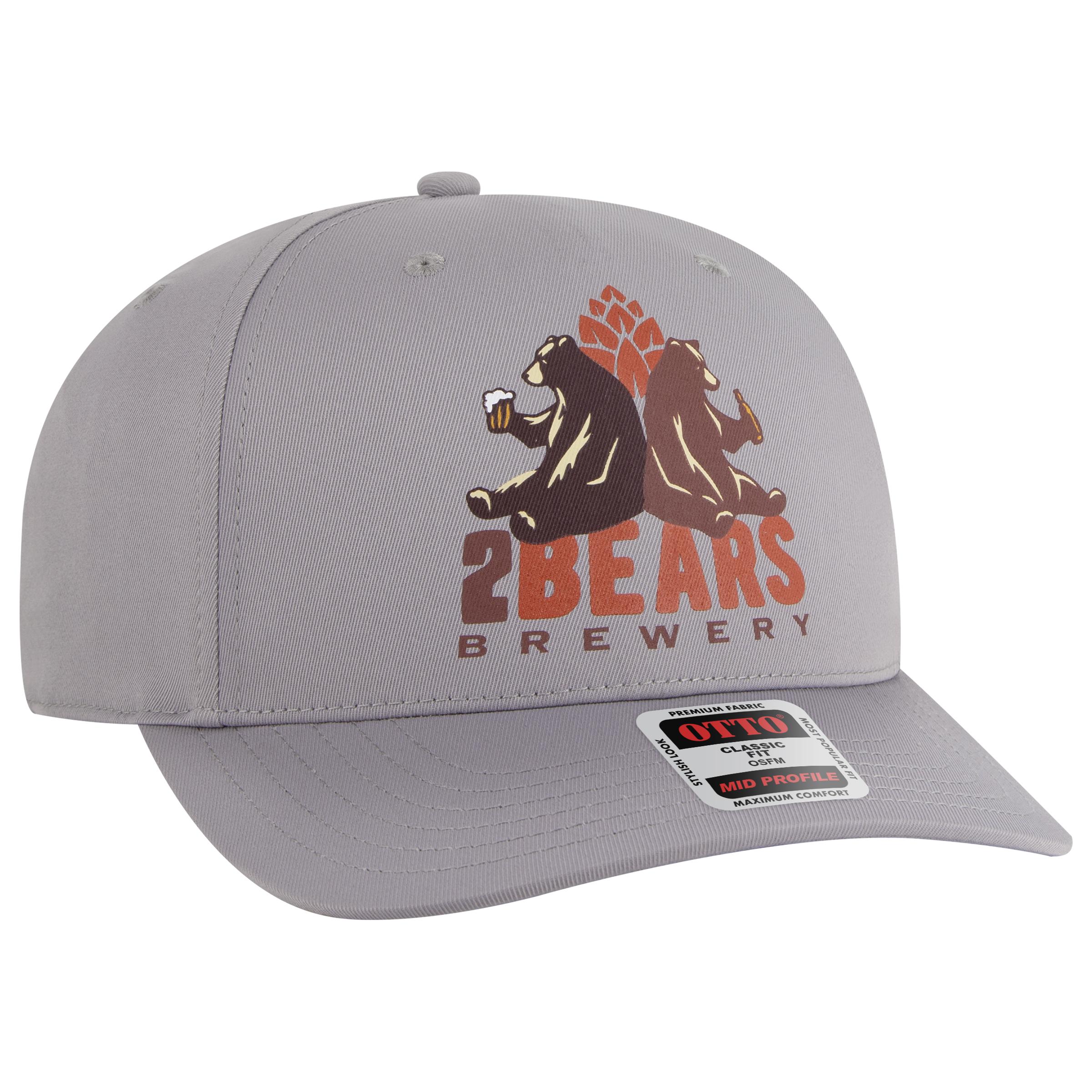 OTTO CAP® Seamless 6 Panel Mid Profile Baseball Cap 7