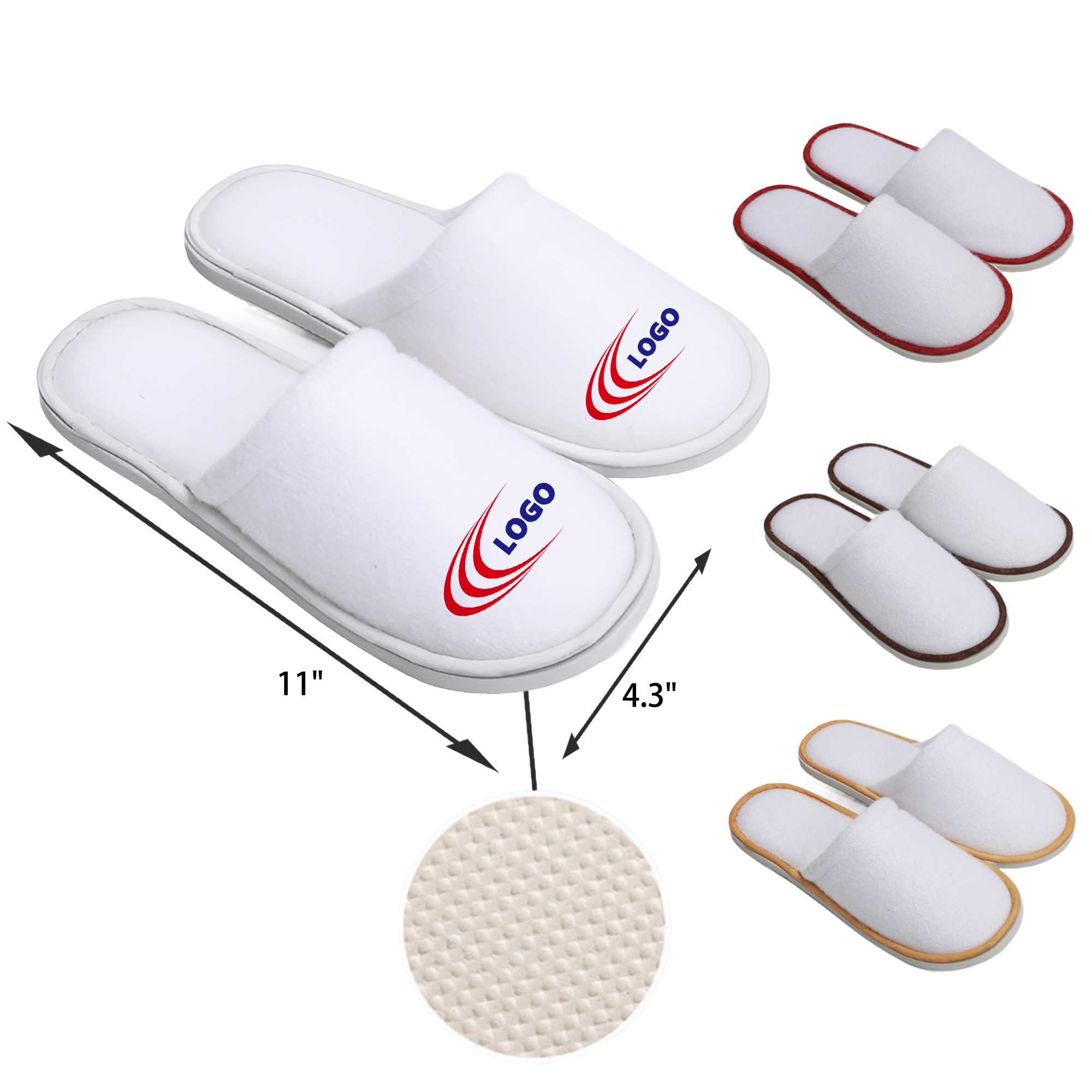 Durable Thickened Disposable Hotel Slippers 2