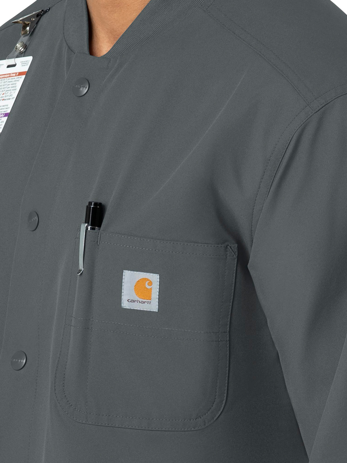 Carhartt Scrubs - Force Essentials - Unisex Modern Fit FastDry Chore Coat 10