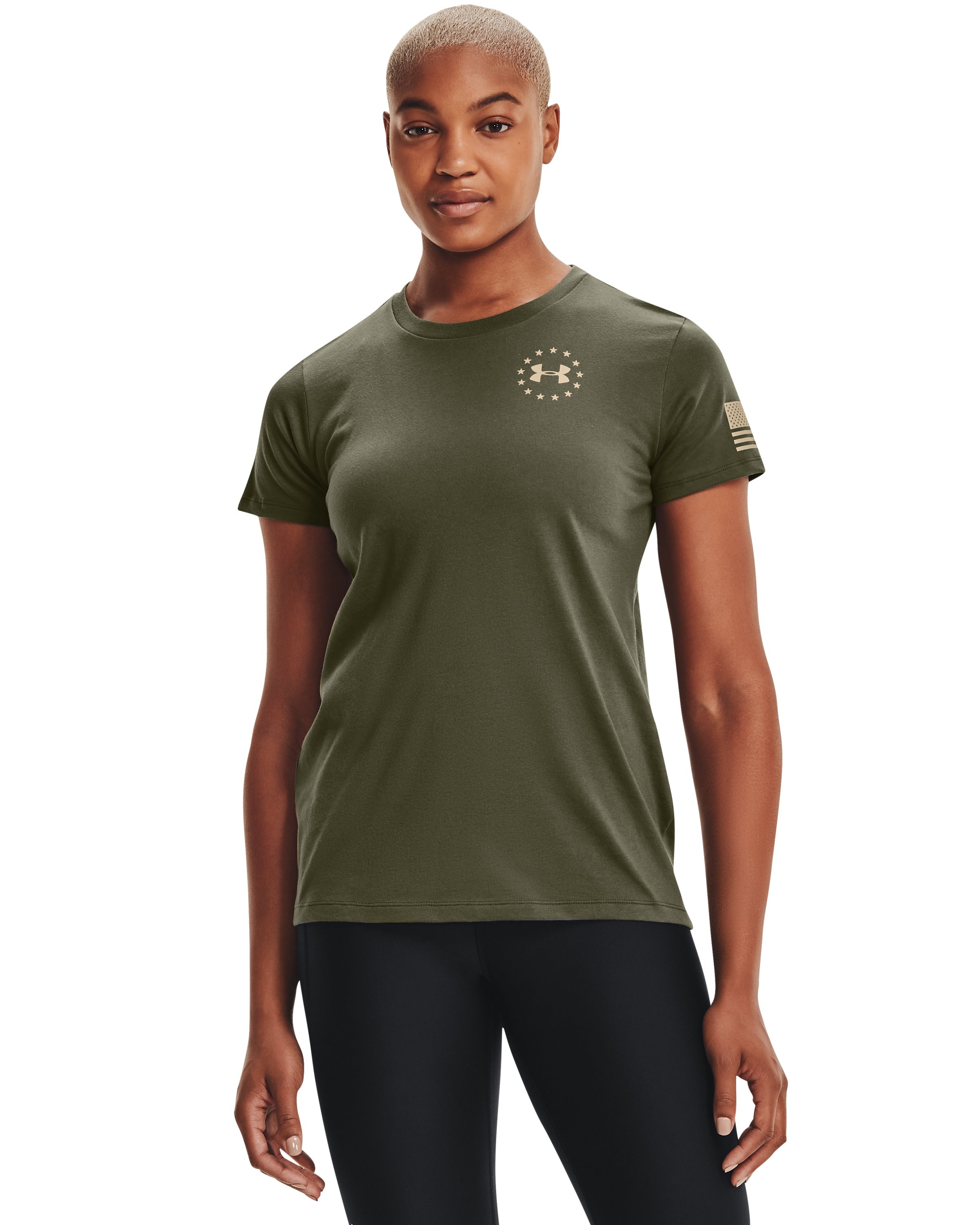 Women's UA Freedom Flag T-Shirt 5