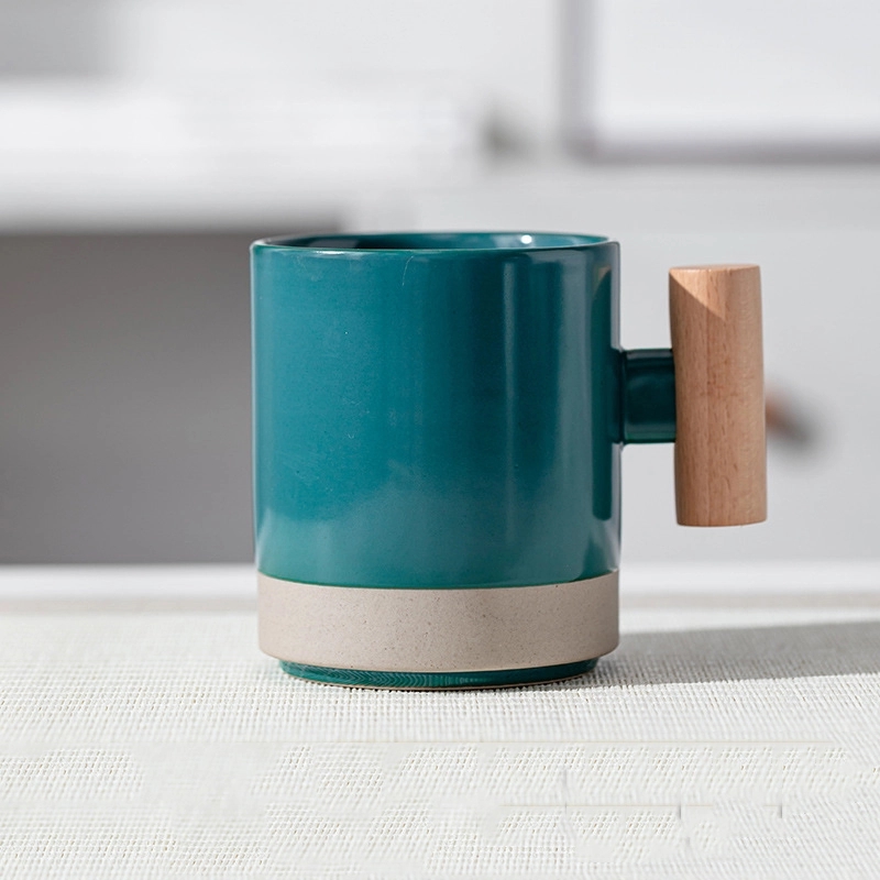 Custom 12 Oz Creative Solid Color Ceramic Mug 2