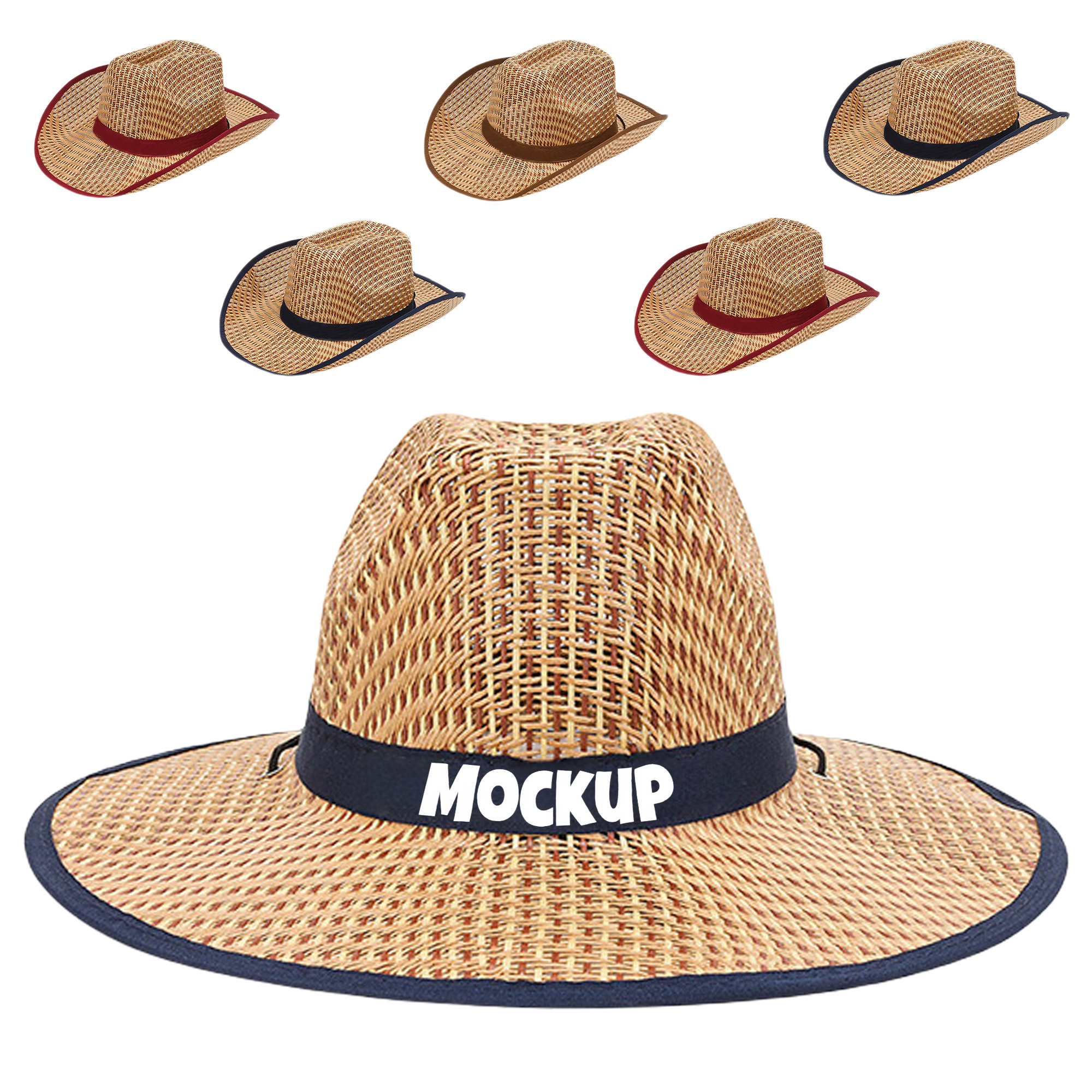 Shapeable Straw Cowboy Sun Hat 2