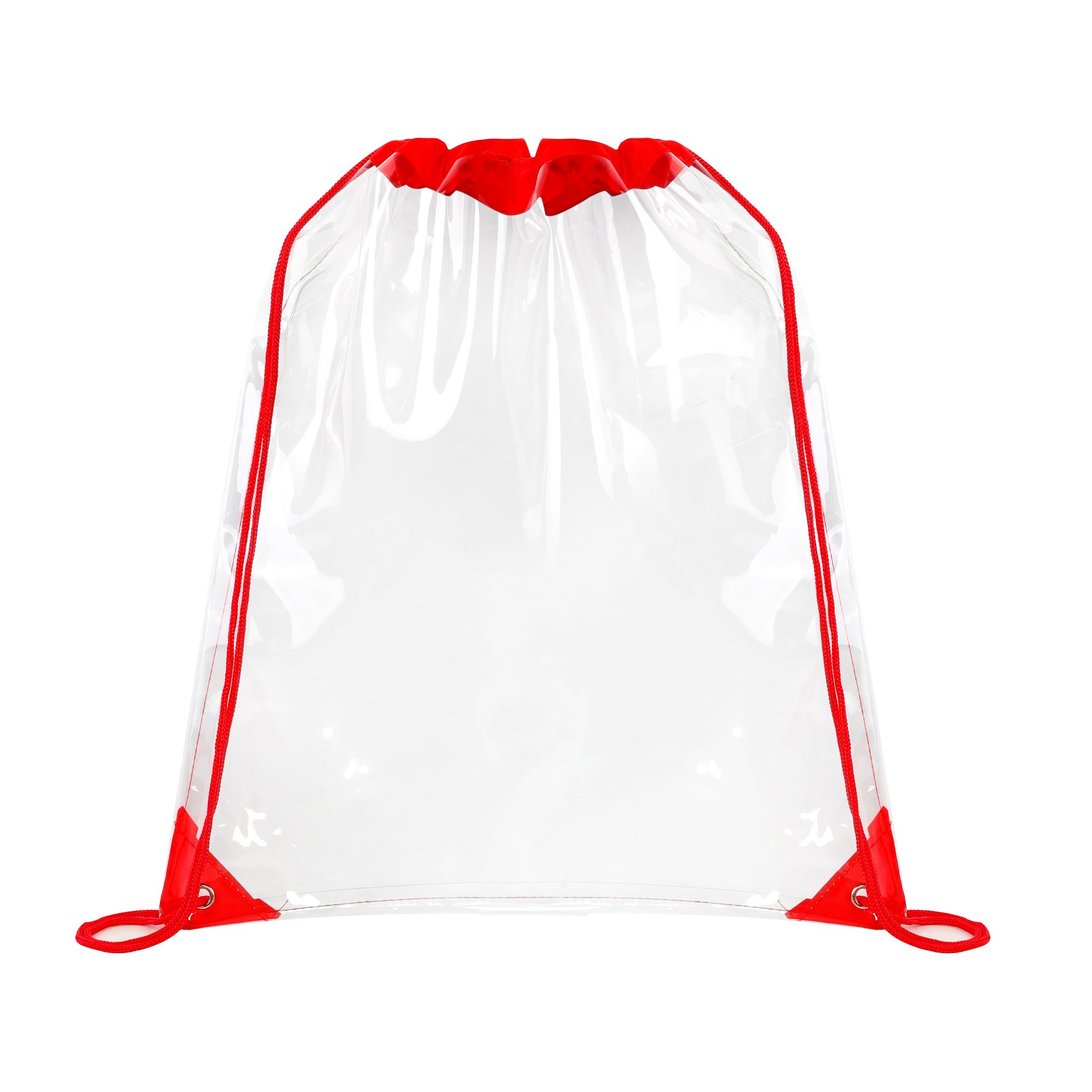 Large Clear Stadium Drawstring Backpack 16
