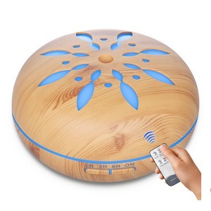 550ml Wood Grain Ultrasonic Aromatherapy Humidifier 2
