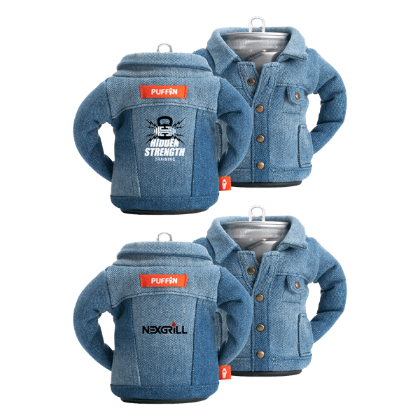 The Denim Can Cooler, By Puffin Drinkwear 15