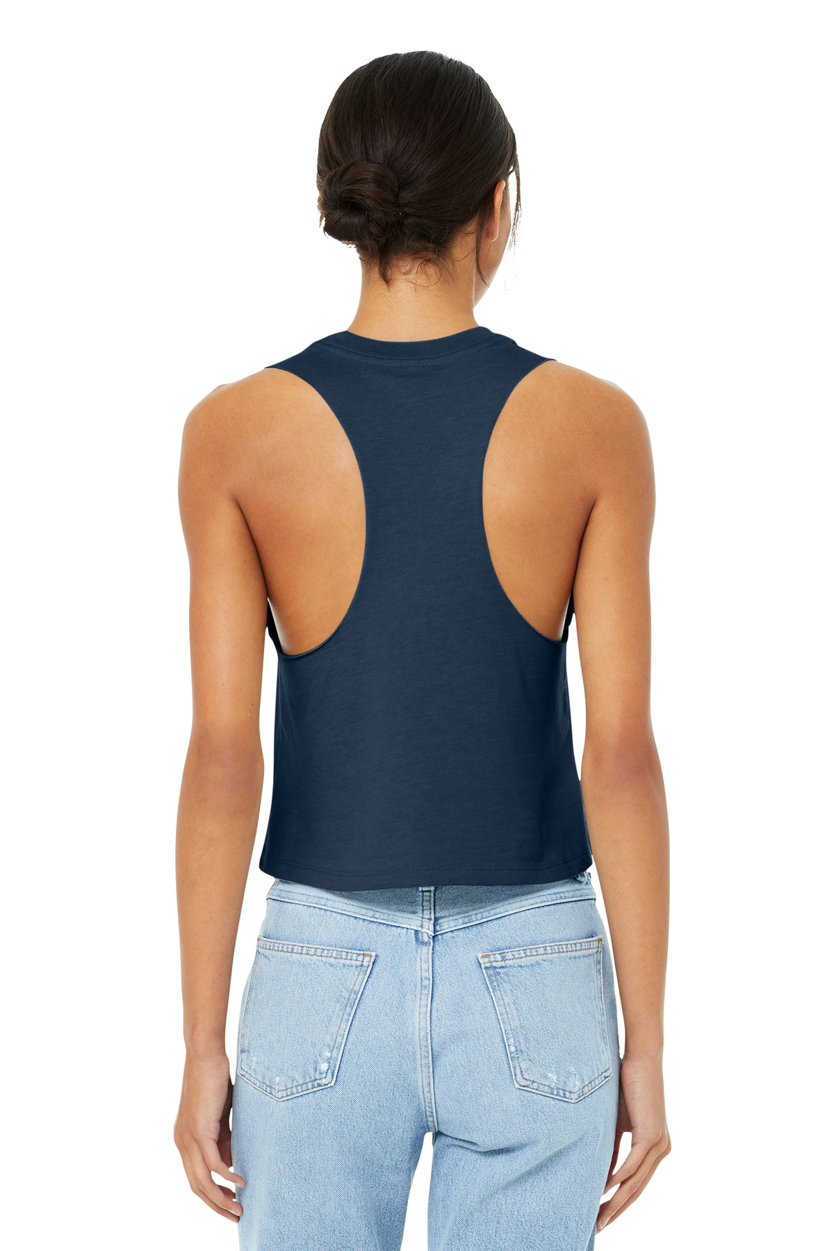 BELLA+CANVAS Women's Racerback Cropped Tank. BC6682 19