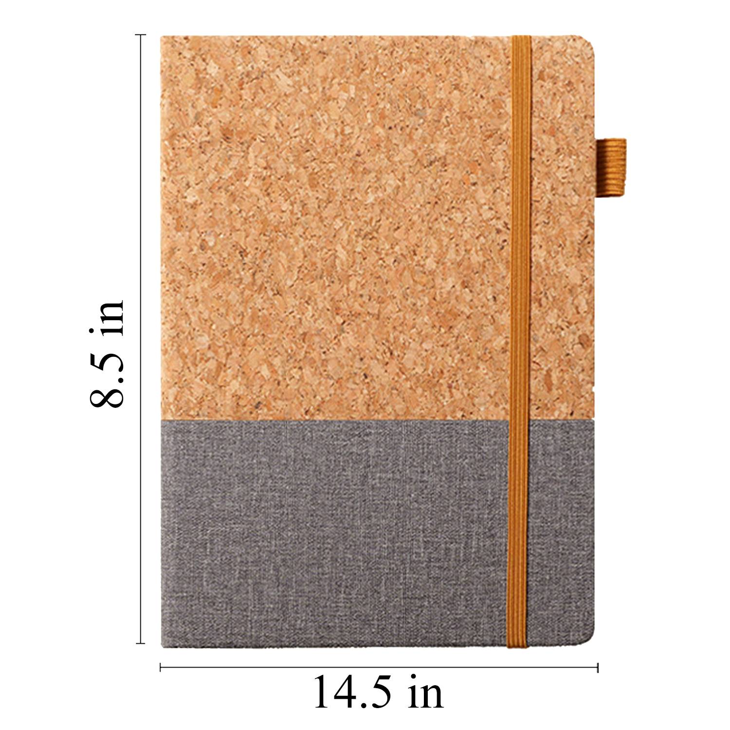 A5 Wood Grain Wheat Straw Notebook 8