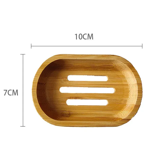 Bamboo Soap Dish Tray 4 Shapes 5
