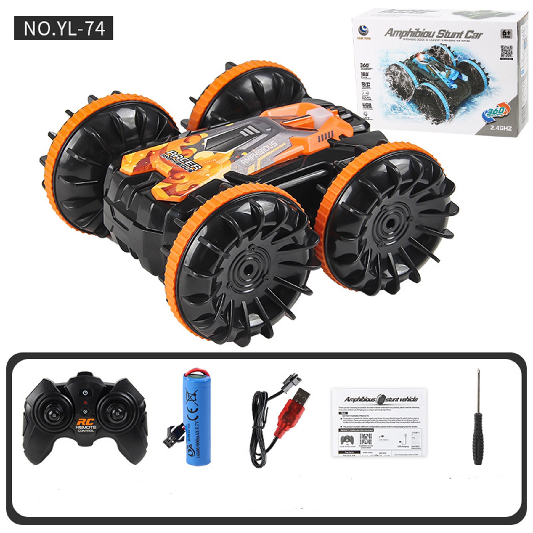 Amphibious Remote-controlled Stunt Car 3