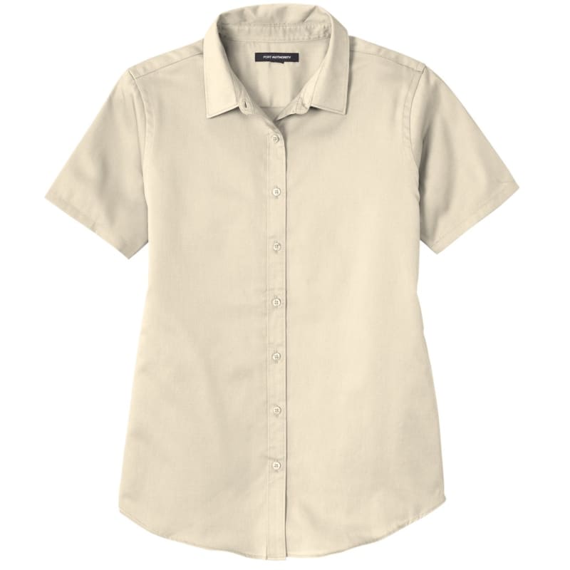 Port Authority Ladies Short Sleeve SuperPro React Twill Shirt. 74