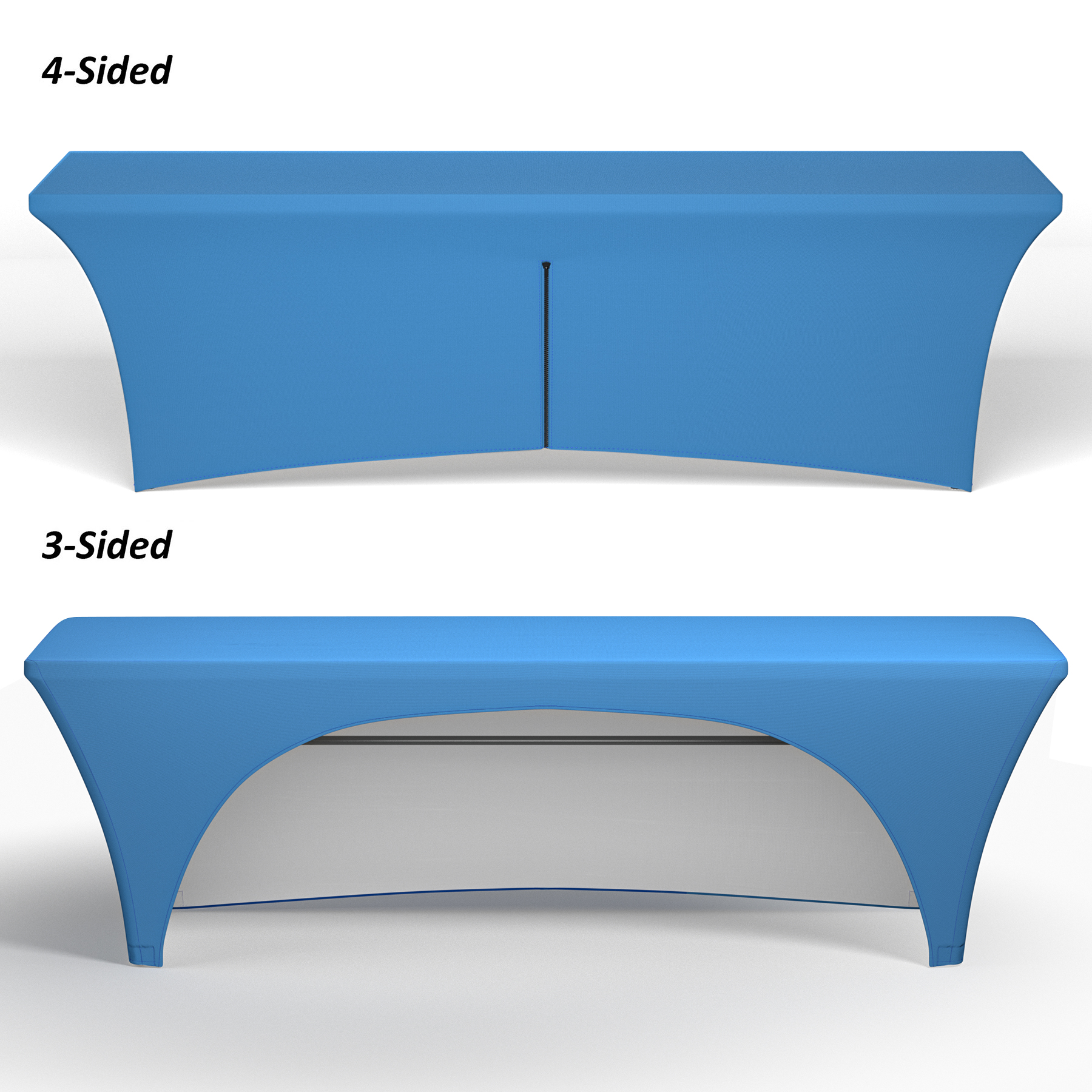 8' Standard Stretch Table Cover (Full Color Dye Sublimation) 4