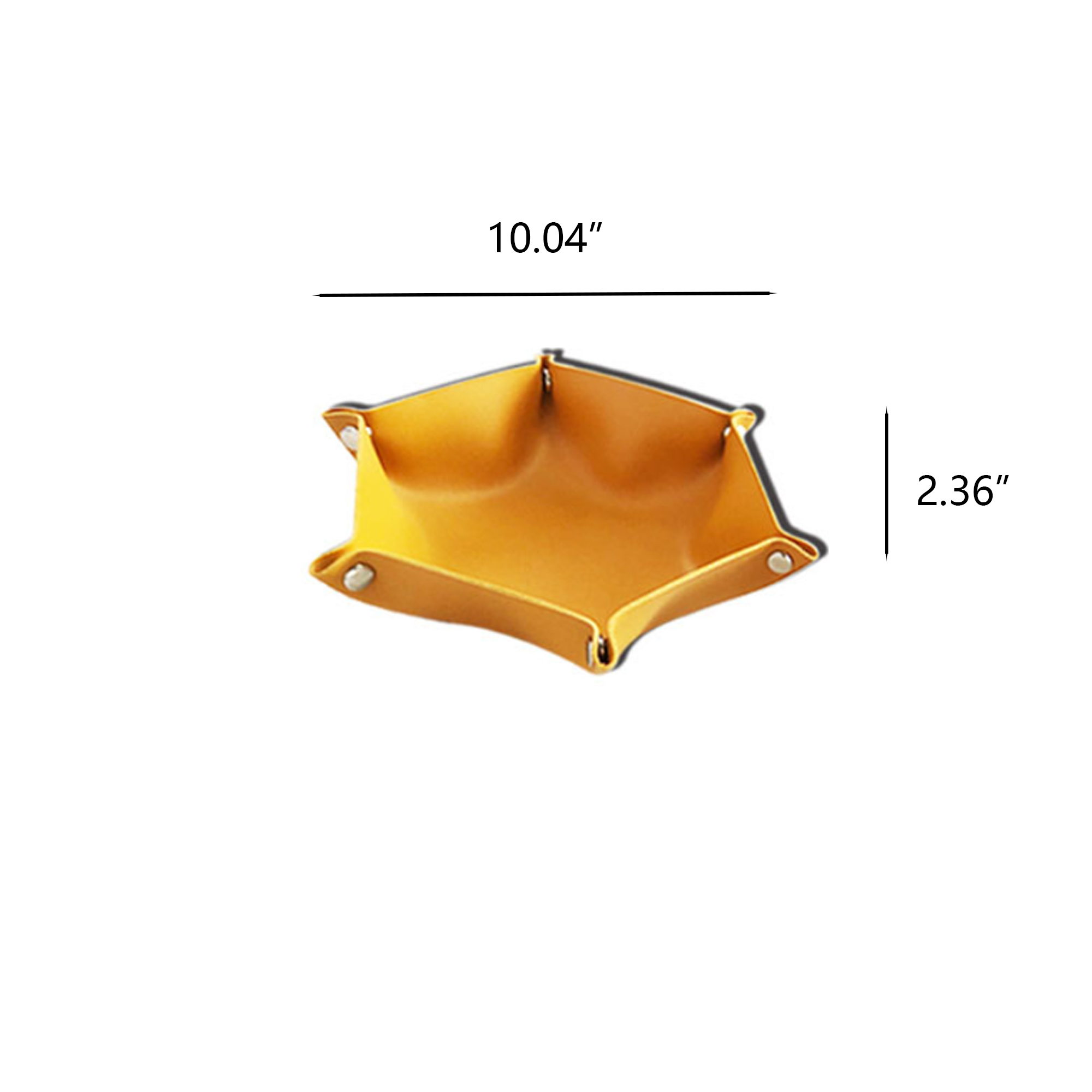 Hexagonal PU Leather Lipstick Cosmetics Storage Box 1