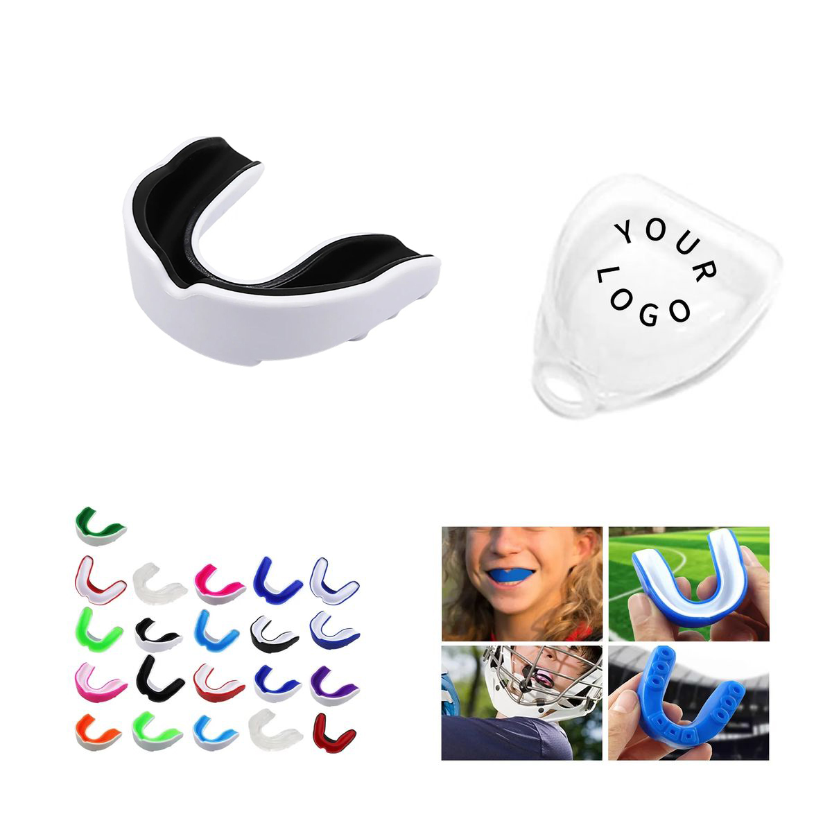 Custom Fit Sports Mouth Guard with Carry Case 4