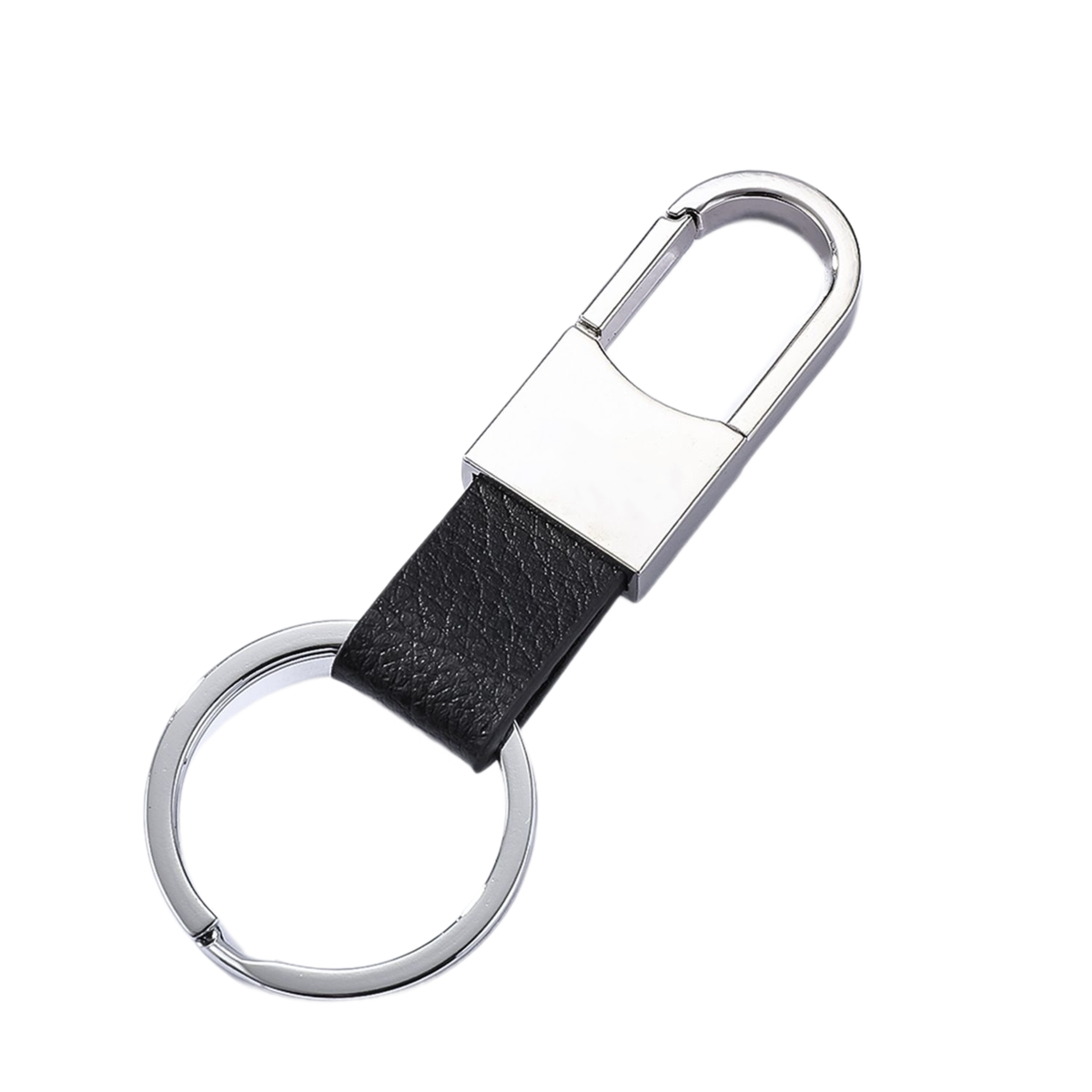 PU Leather Strap Metal Keychain 1