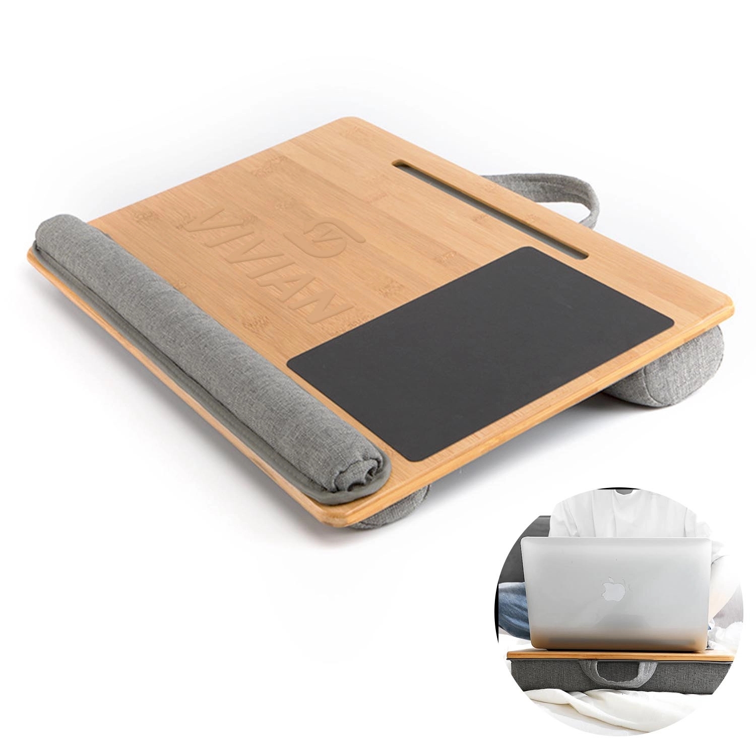 Laptop Lap Desk w/ Mouse Pad 2