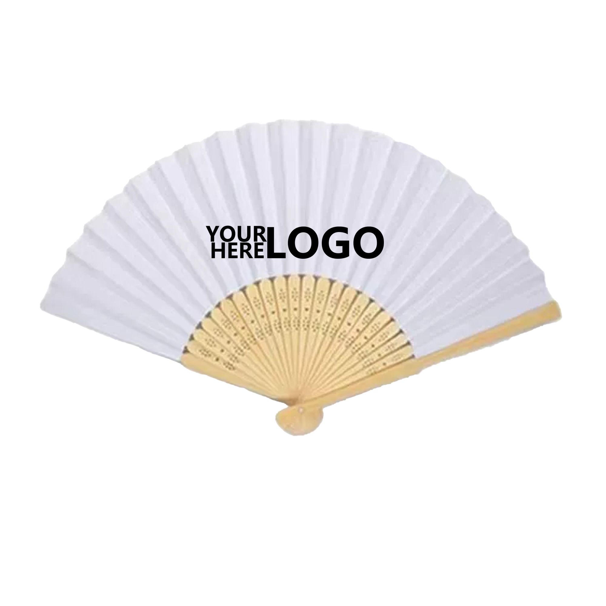 Portable Wooden Frame Paper Fan 2