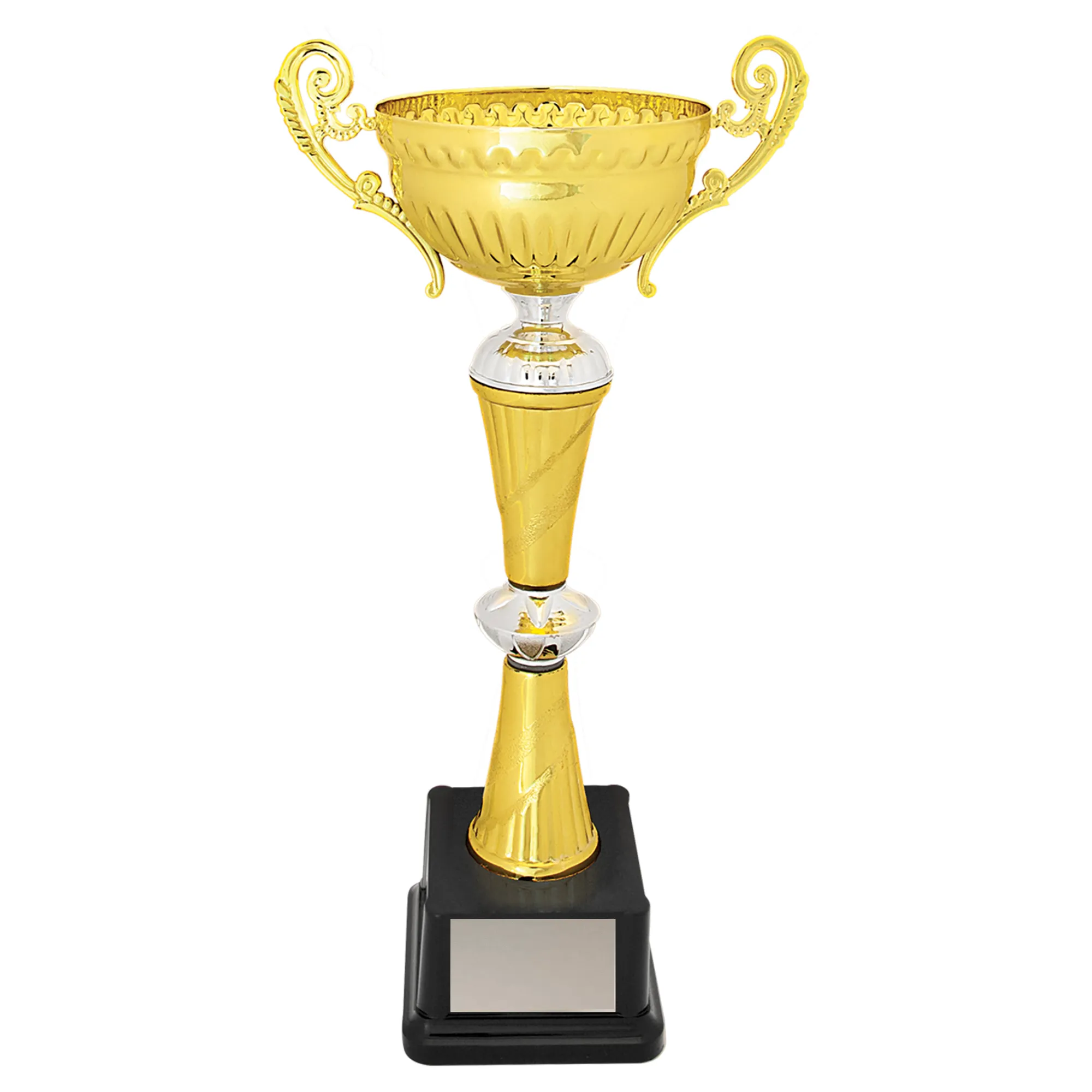 12" Gold/Silver Completed Metal Cup Trophy 3