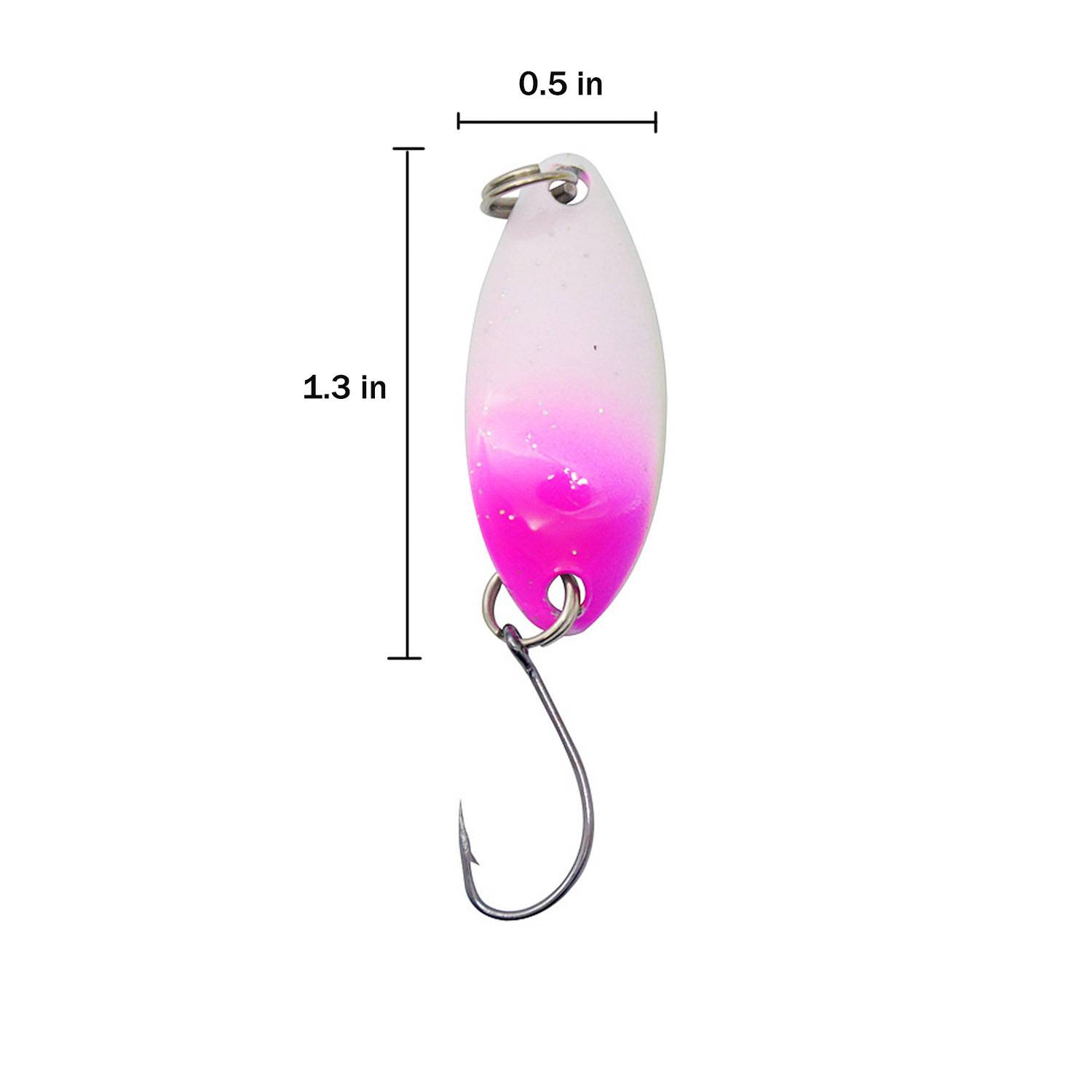 Lifelike Metal Fishing Spoon Lure - Long-Casting & Flashing 11