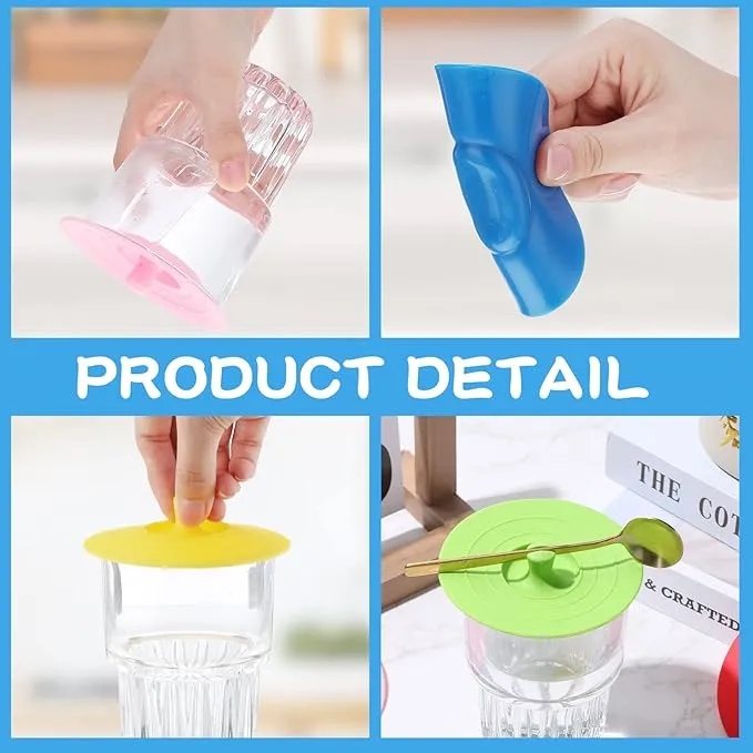 4" Silicone Cup Lid Mug Cover 3