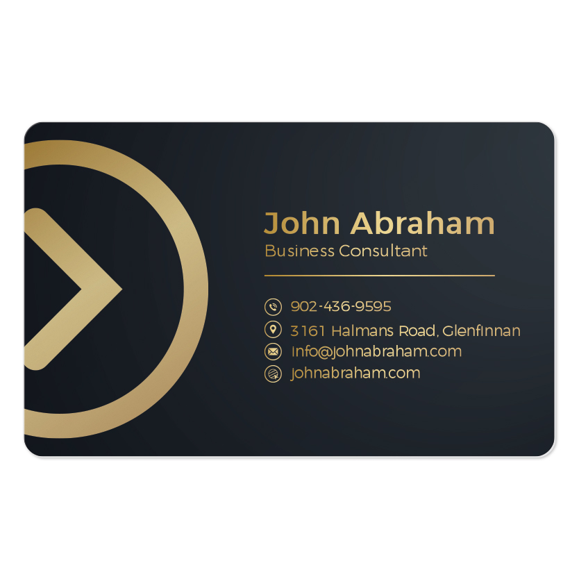Plastic Wallet Card .010 White Gloss Vinyl, Digital Full Colour & UV Varnish