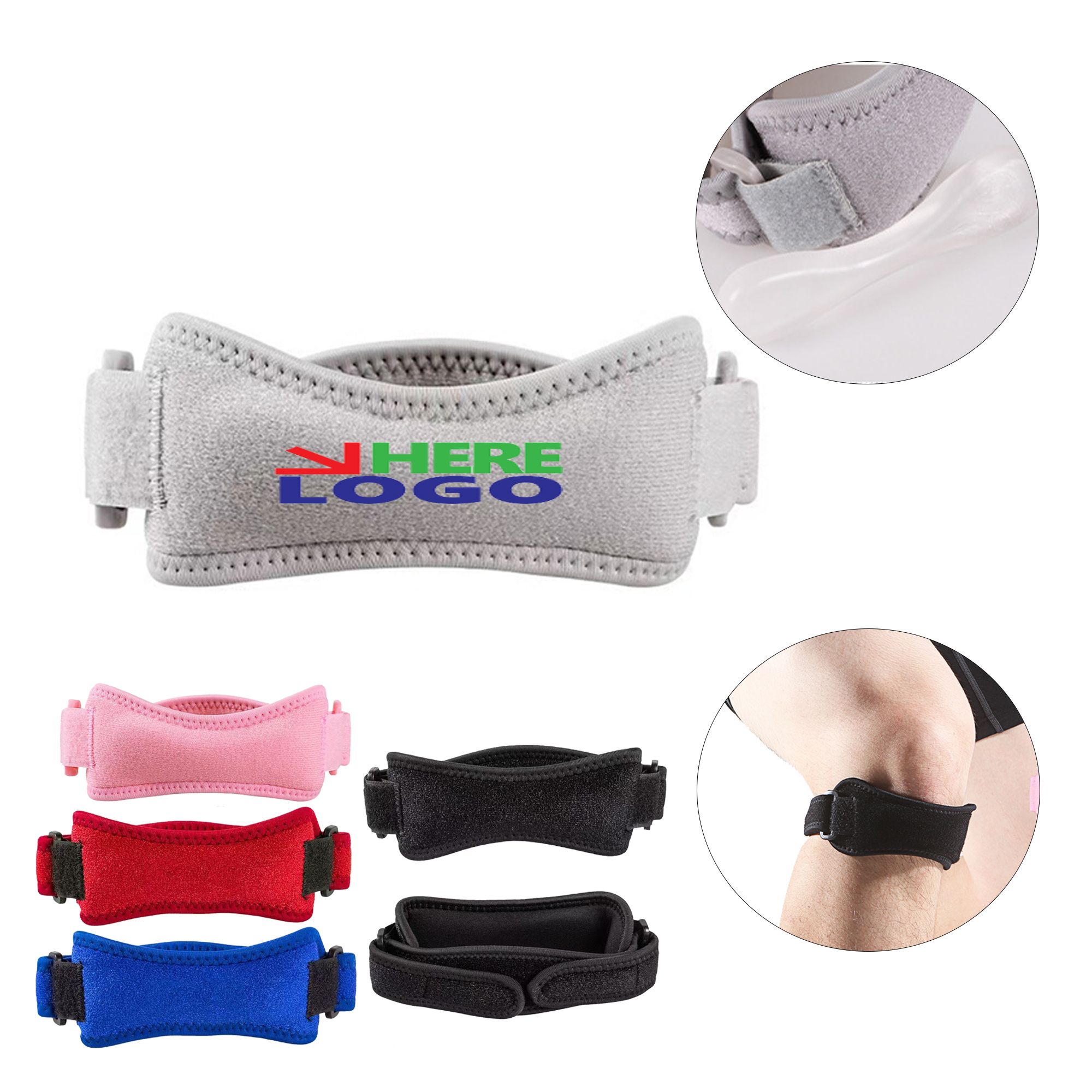 MOQ:10pcs Flexible Compression Knee Support 2