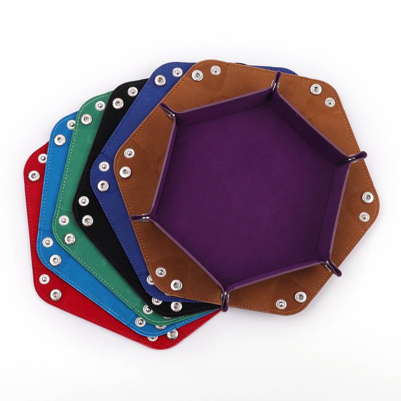 Hexagonal Foldable Dice Tray 3
