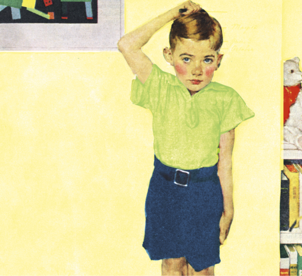 HotLine® Products Norman Rockwell Mini Calendar 12