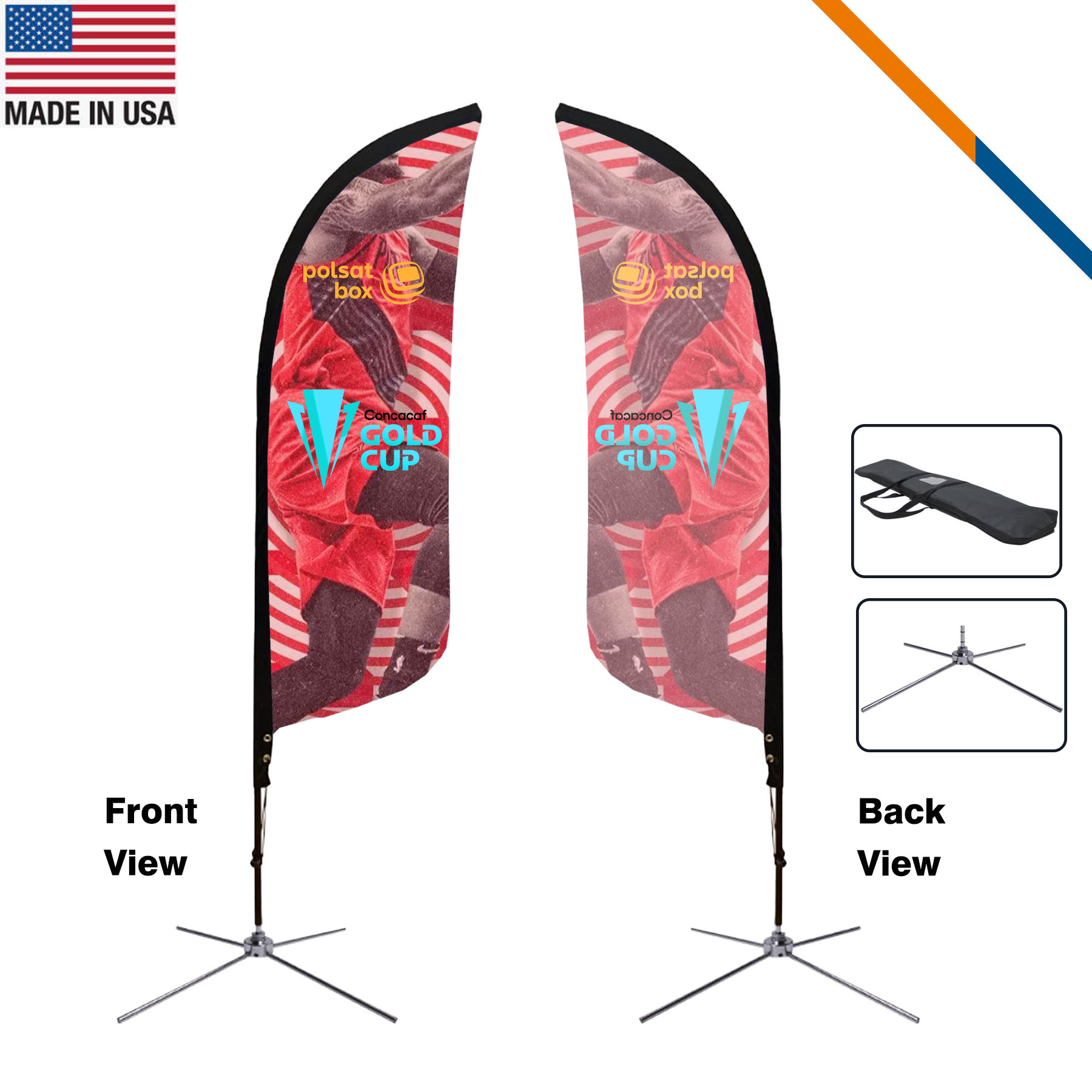 7' Dawn Single-Sided Feather Flag 2