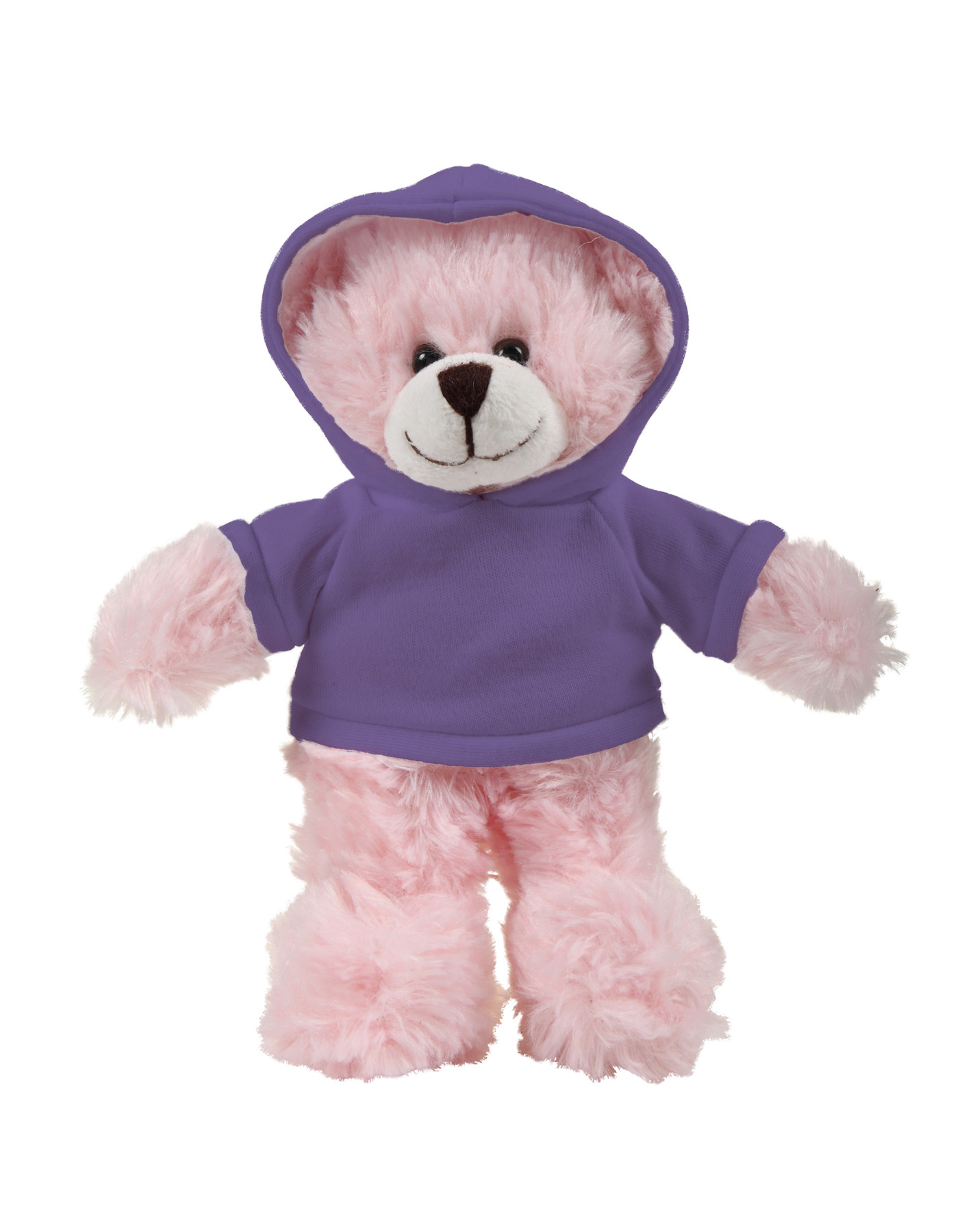 soft plush Pink Bear with hoodie 17