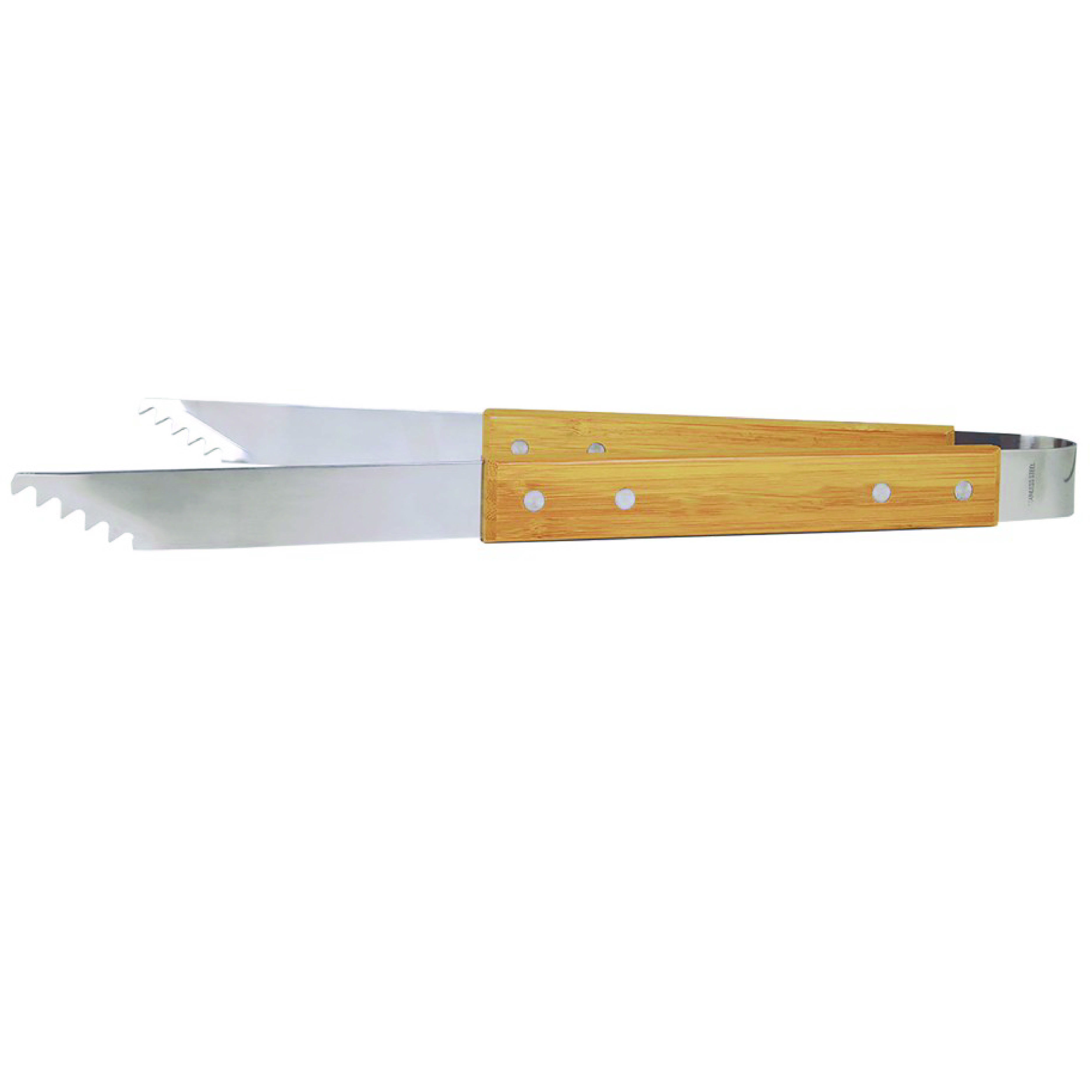 14" Bamboo BBQ Tongs 2