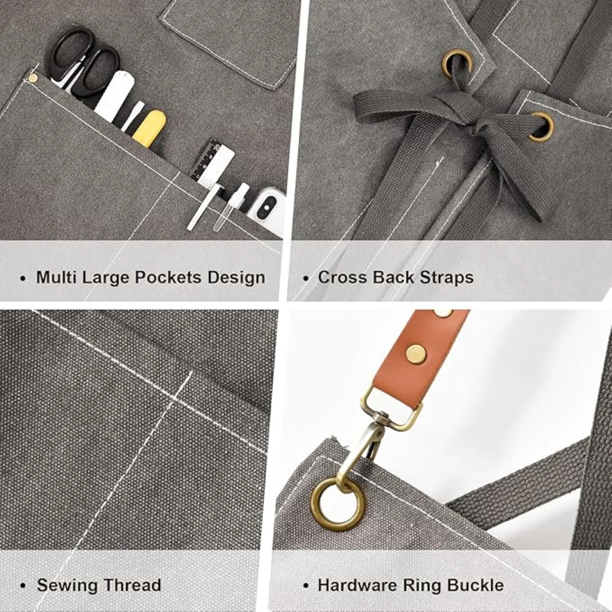 Multi Functional Breathable Thick Canvas Apron 3